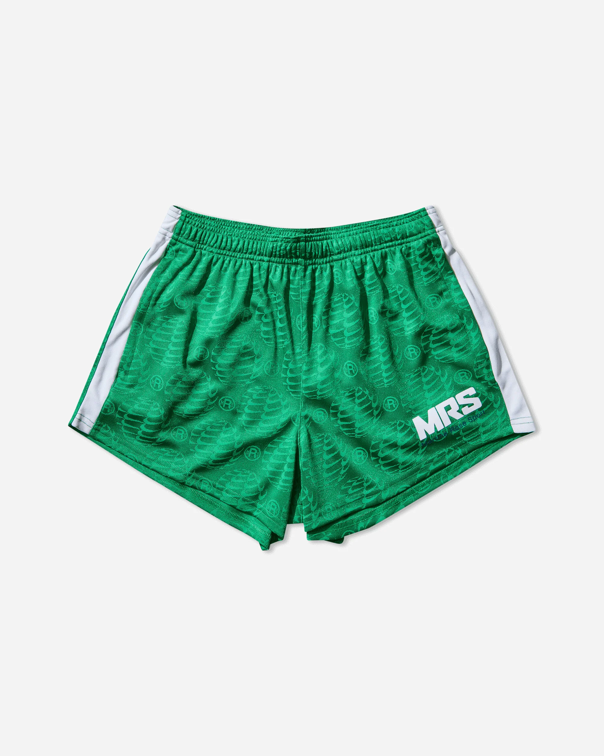 Men's Martine Rose Football Shorts Lucky Green