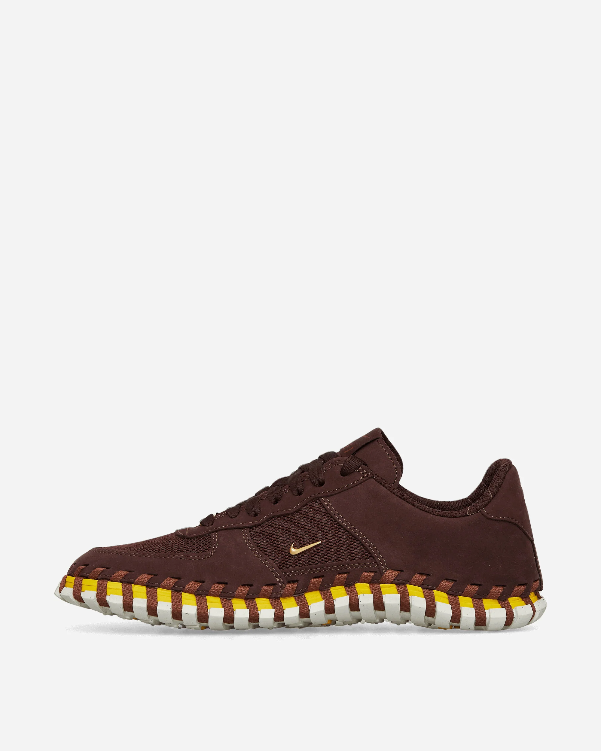 Women's JACQUEMUS J Force 1 Low LX Sneakers Earth / Metallic Gold - Image 4