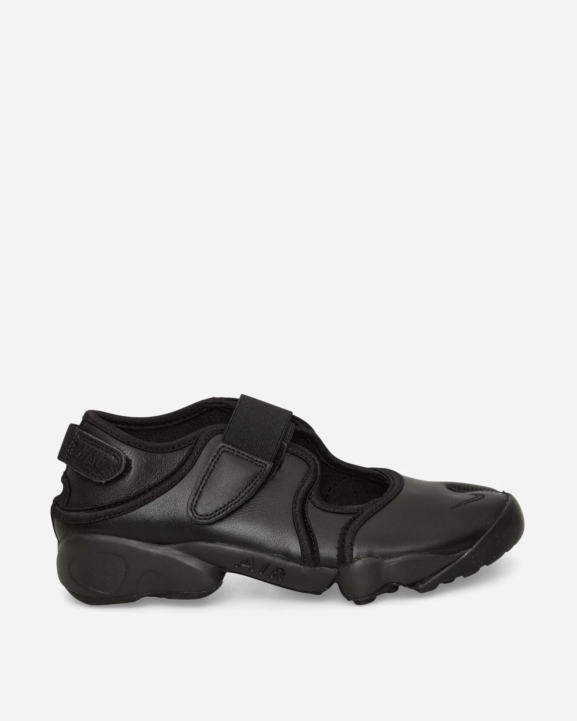 Women's Air Rift Leather Sandals Black