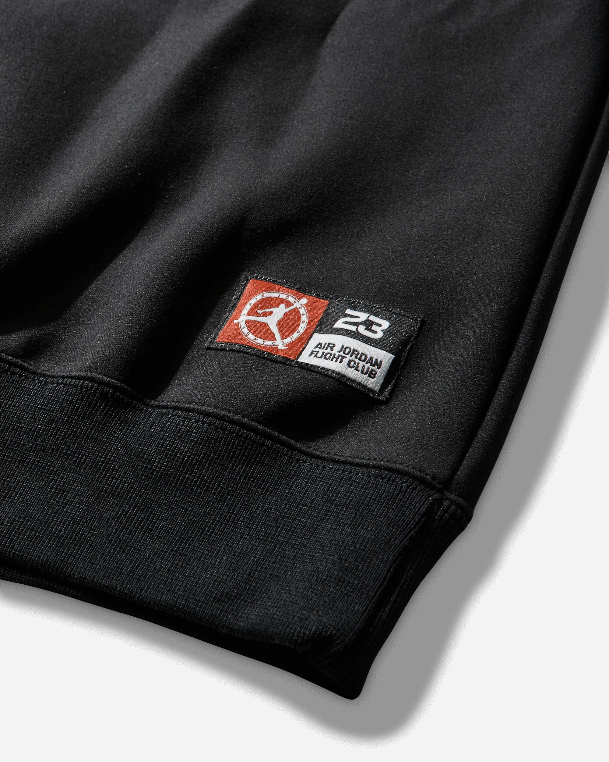 Men's Flight Club Fleece Full-Zip Sweatshirt Black - Image 4