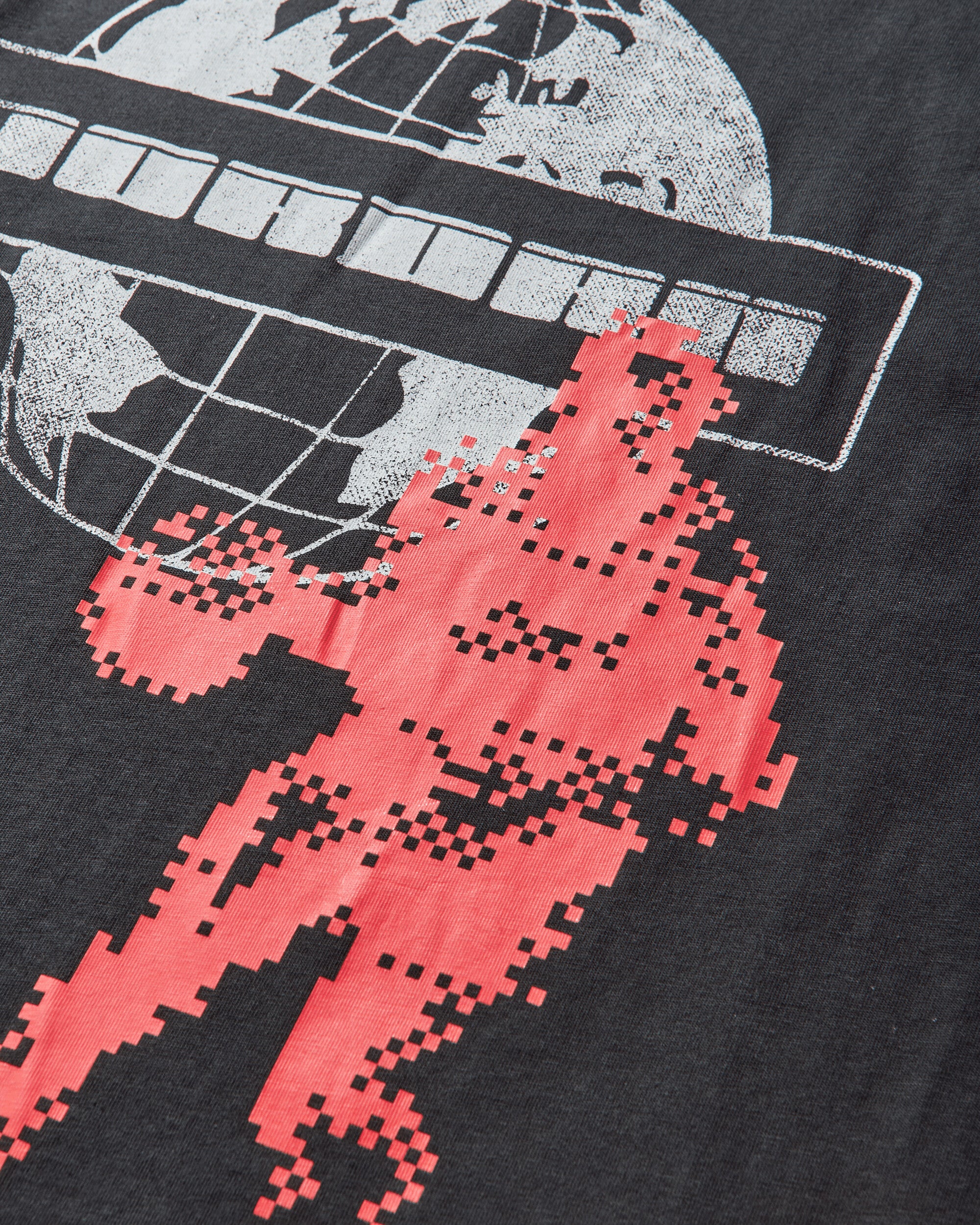 Men's Graphic T-Shirt Off Noir - Image 3