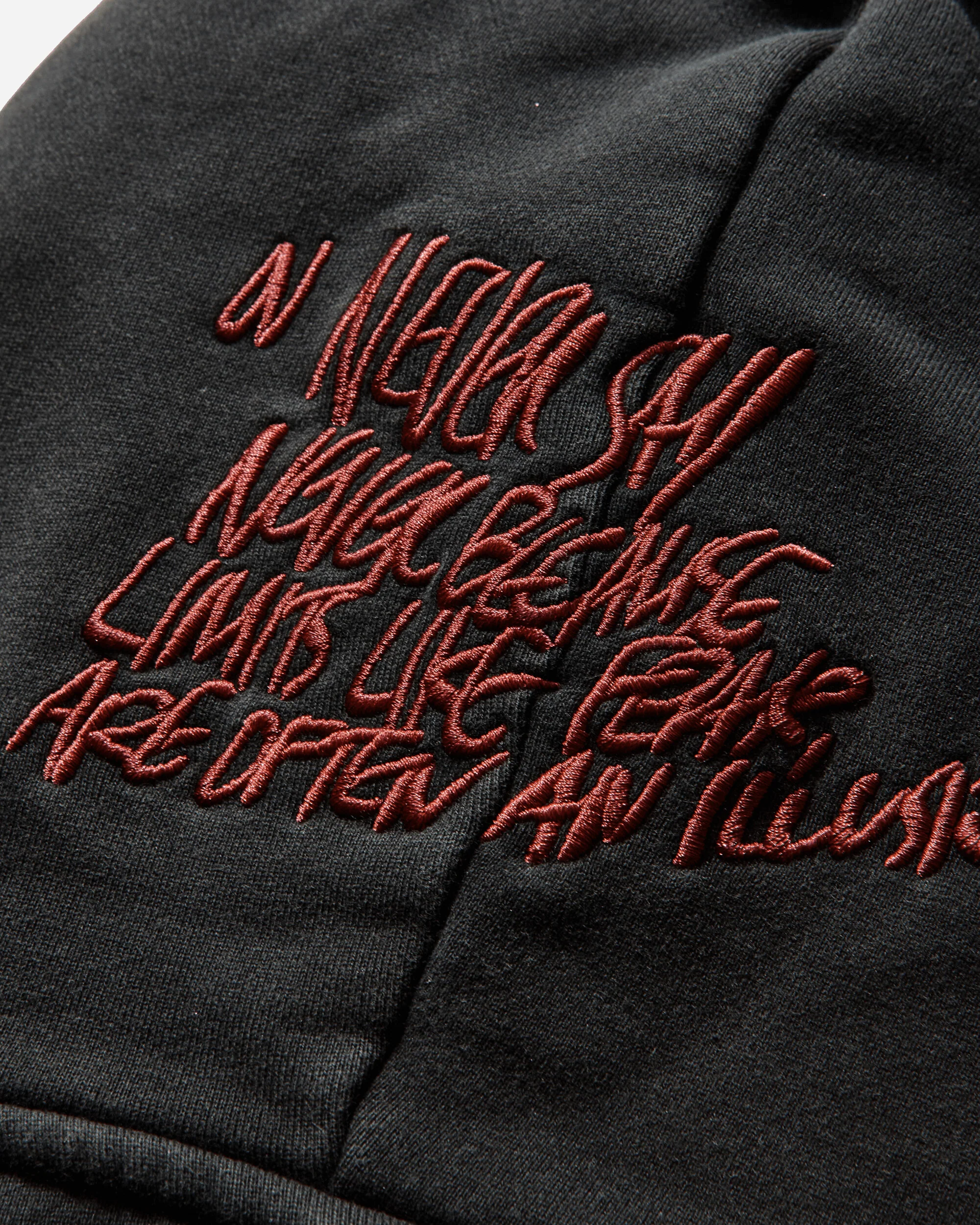 Men's In1House Crop Hoodie Black - Image 4