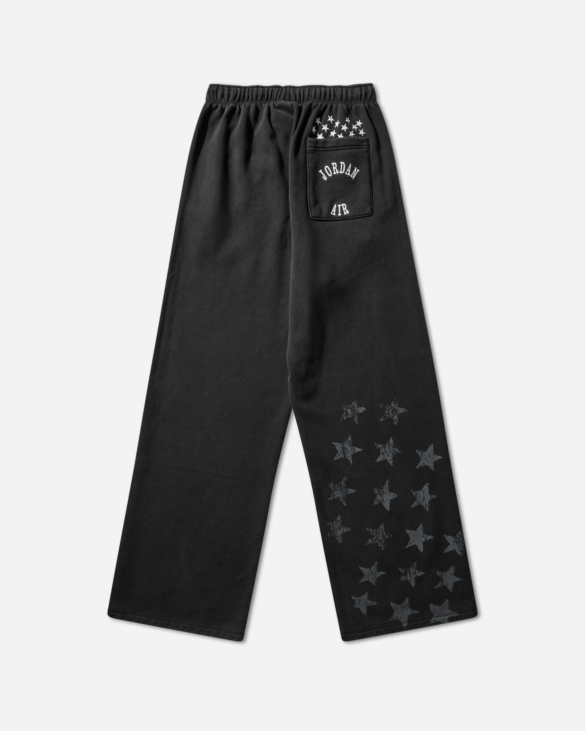 Men's In1House Oversized Fleece Pants Black - Image 2