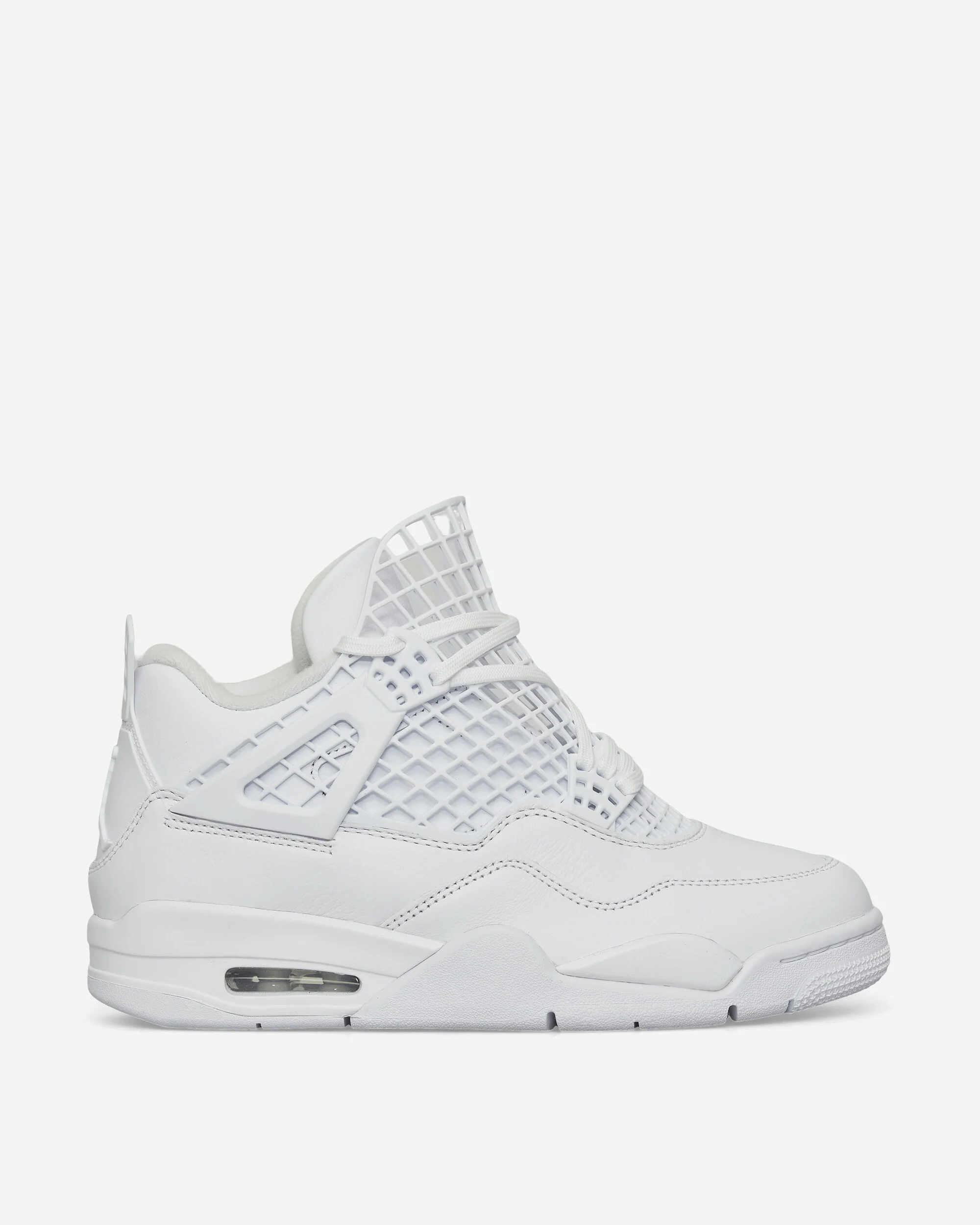 Women's Air Jordan 4 Net Sneakers White - Image 2