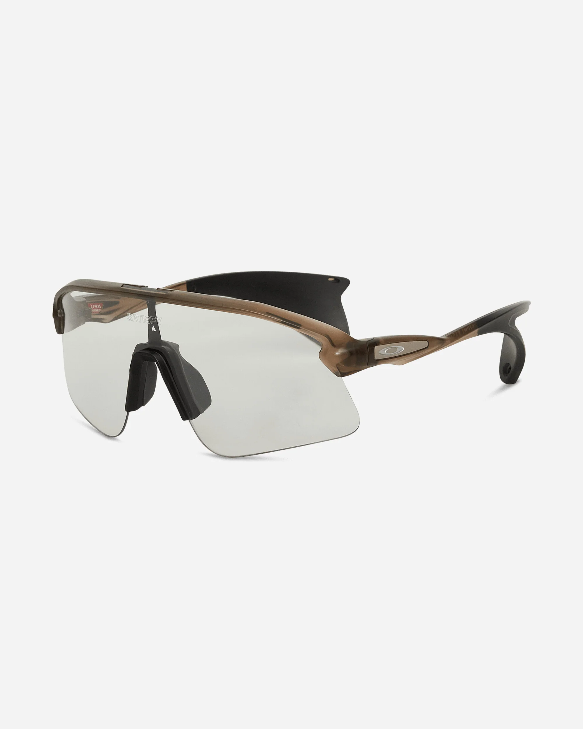 Satisfy Stunt Devil Sunglasses Matte Brown Smoke - Image 3
