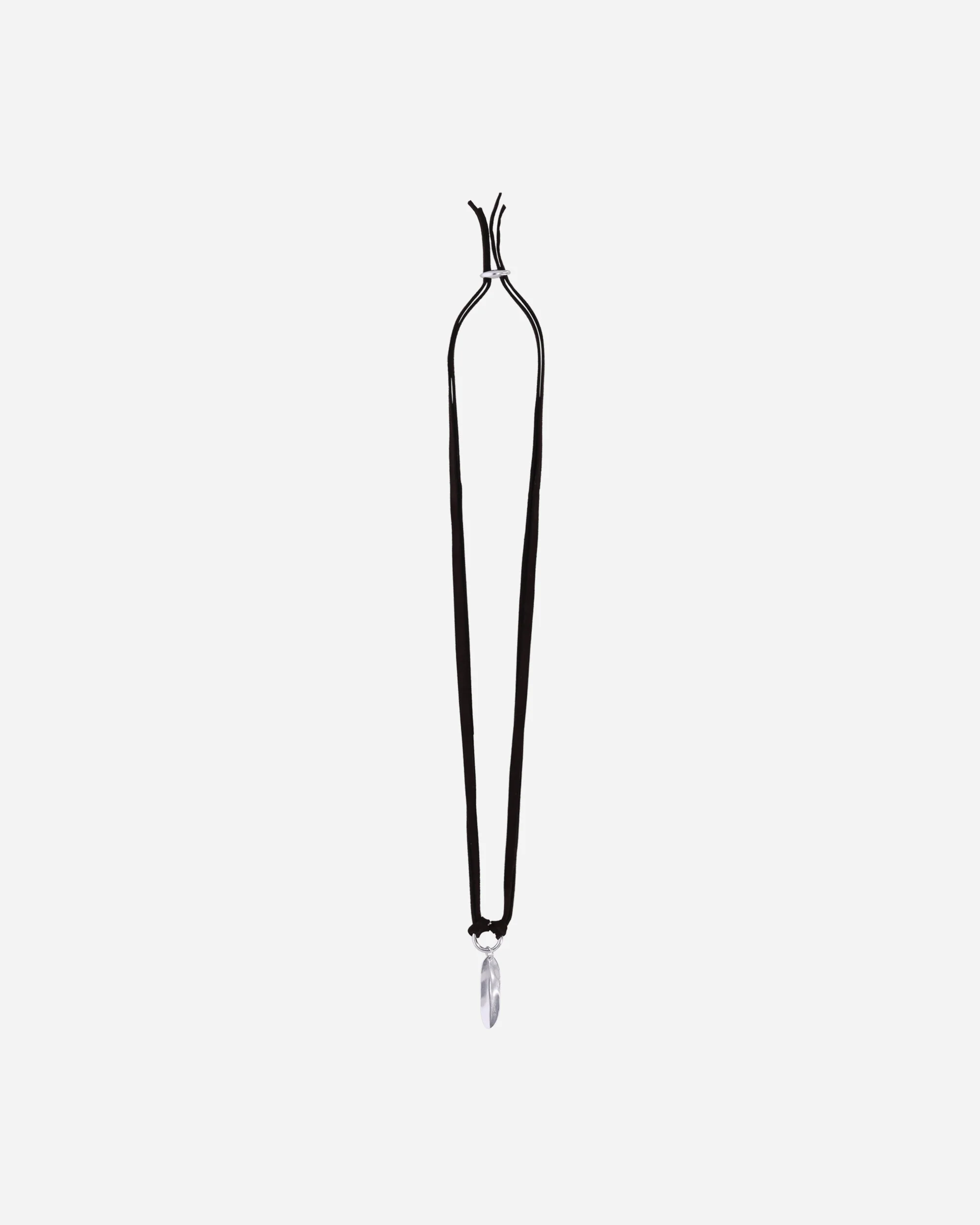 Feather Necklace Stone Grey