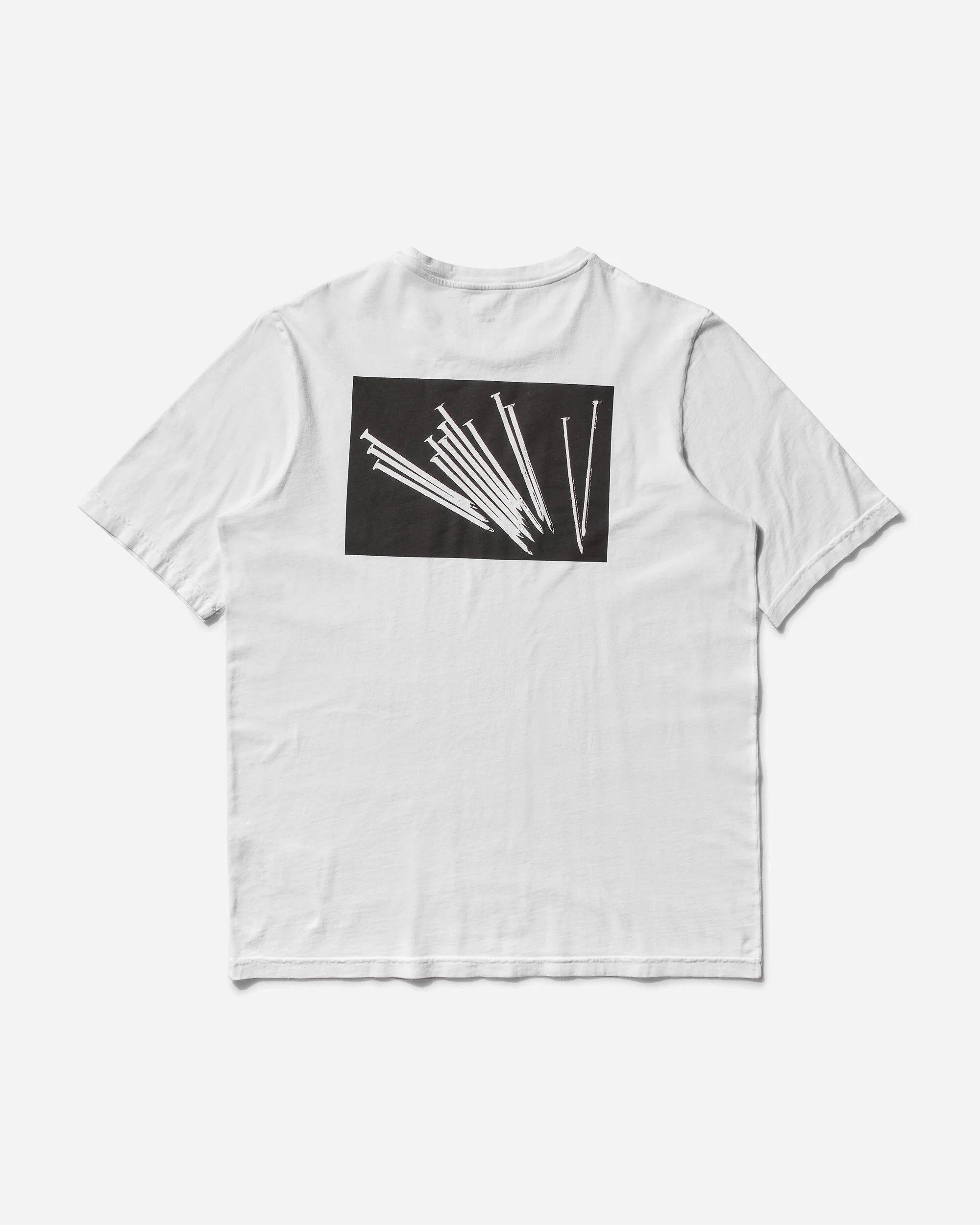 Men's Printed T-Shirt White - Image 2