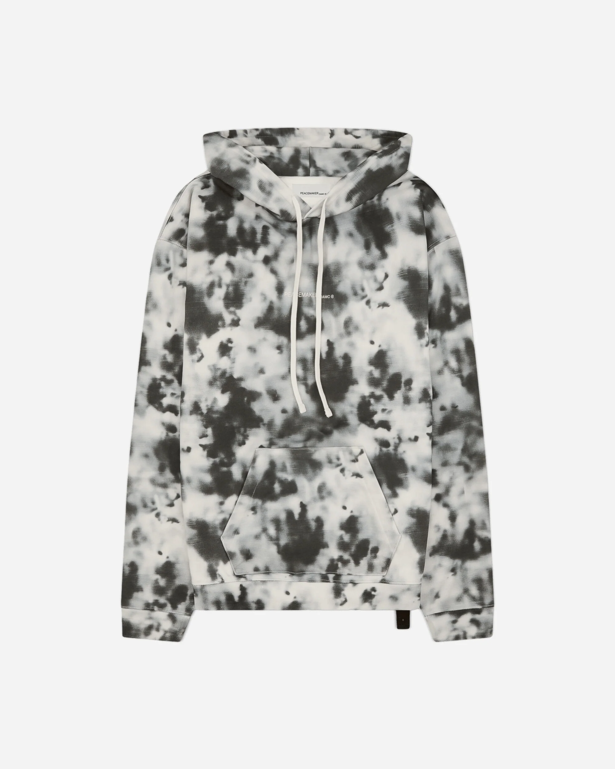 Men's Loose Fit Hoodie Black Camo
