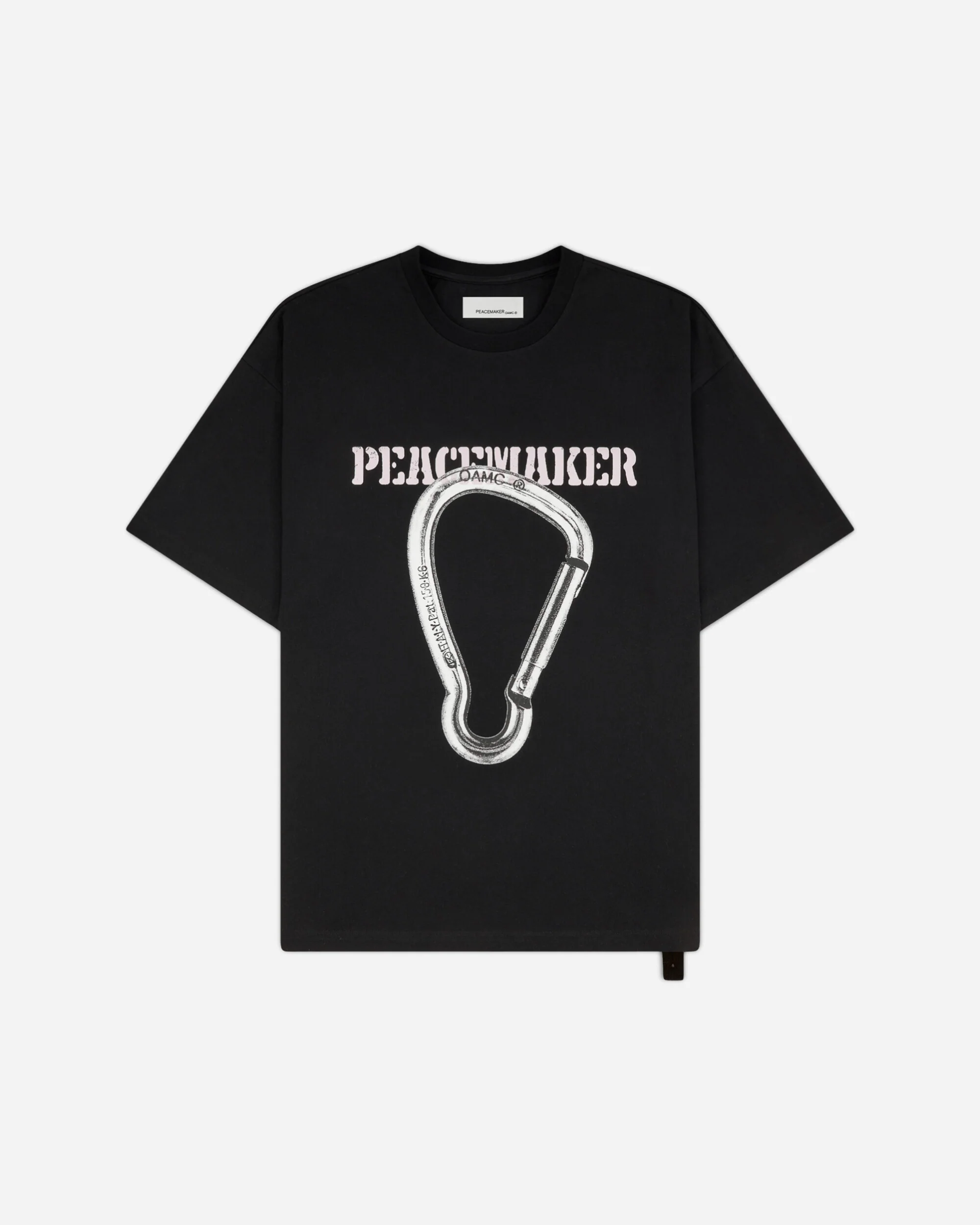 Men's Carabinier Print Loose Fit T-Shirt Black