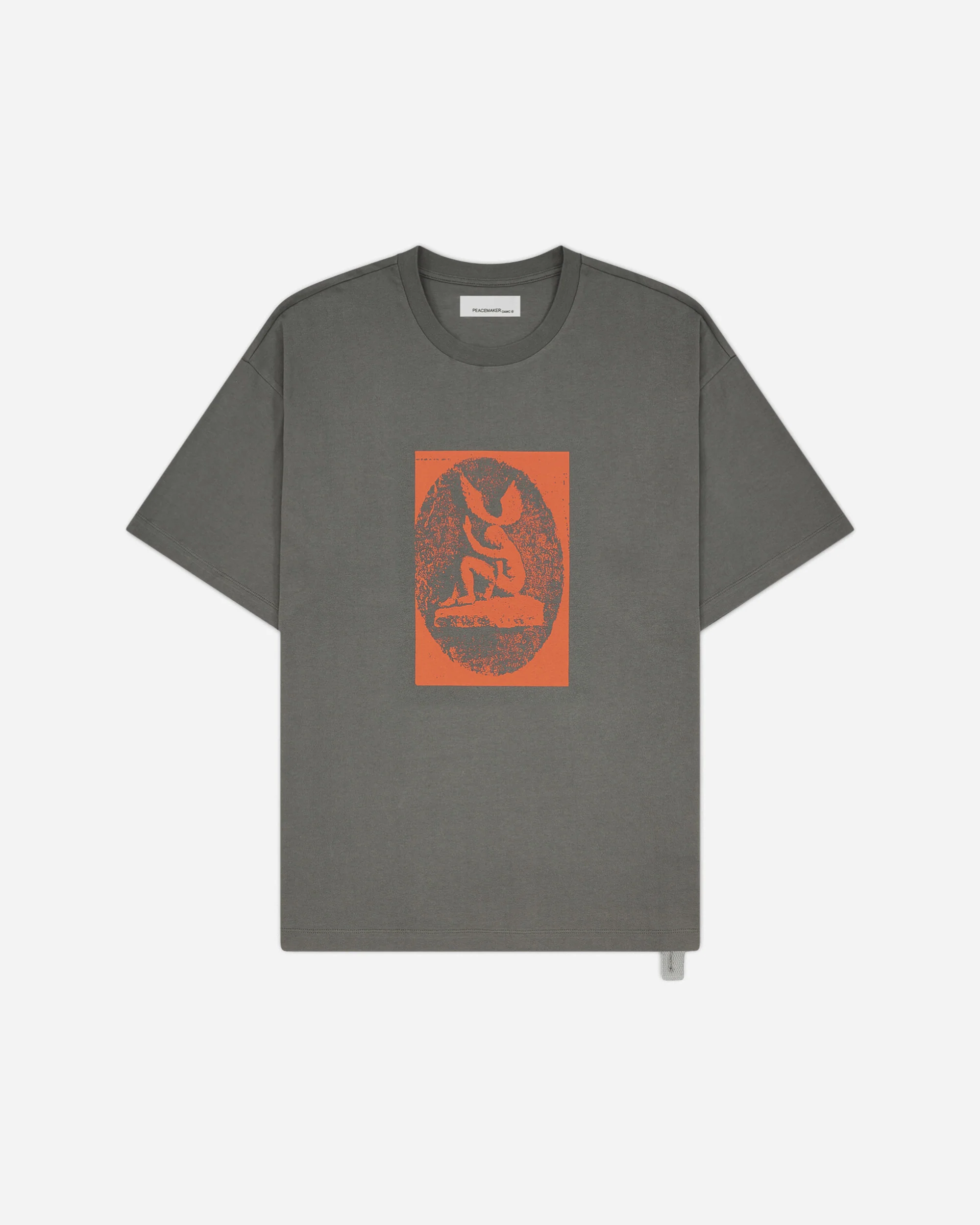 Men's Dynamo Print Loose Fit T-Shirt Gray