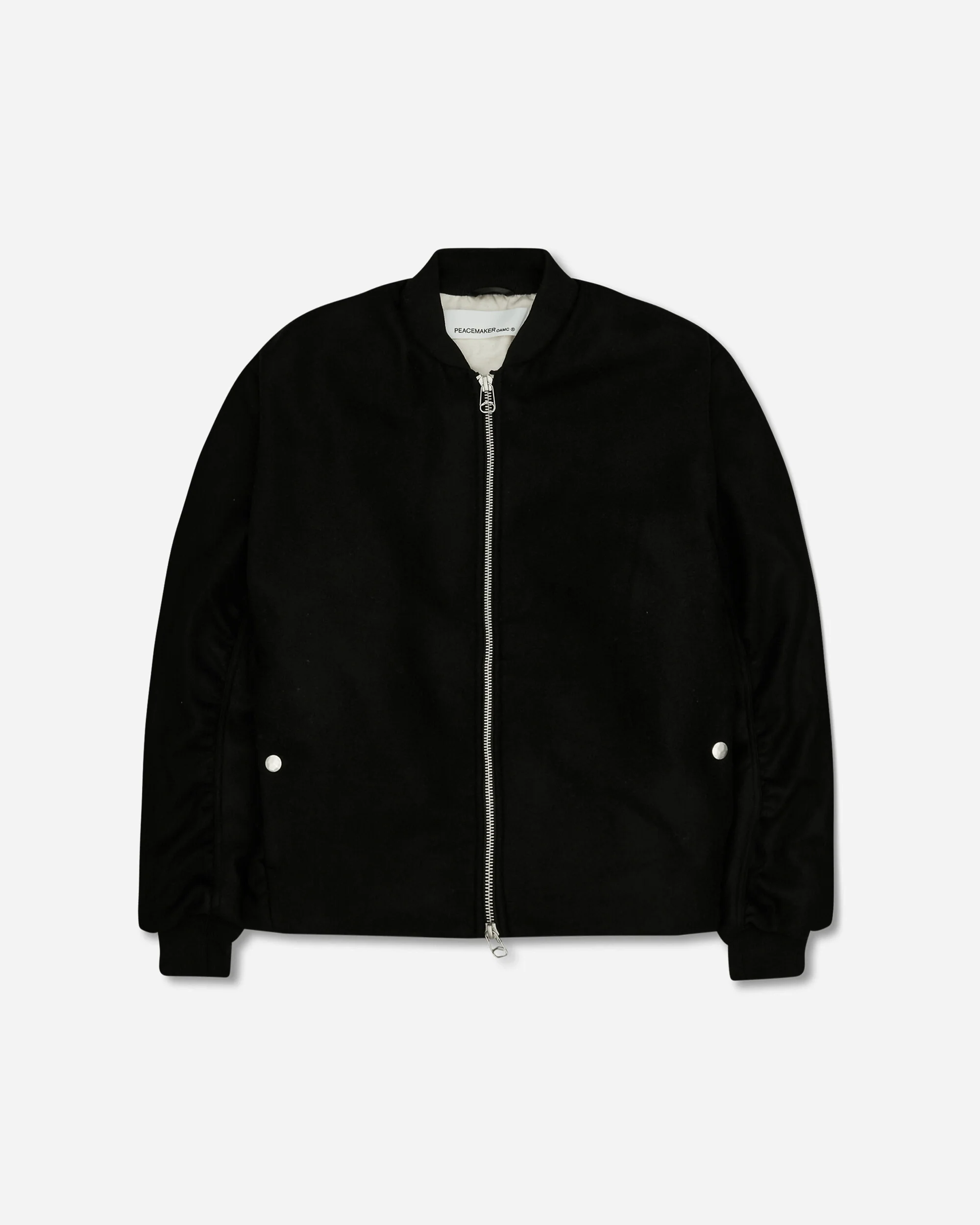 Men's Minimal Bomber Jacket Black