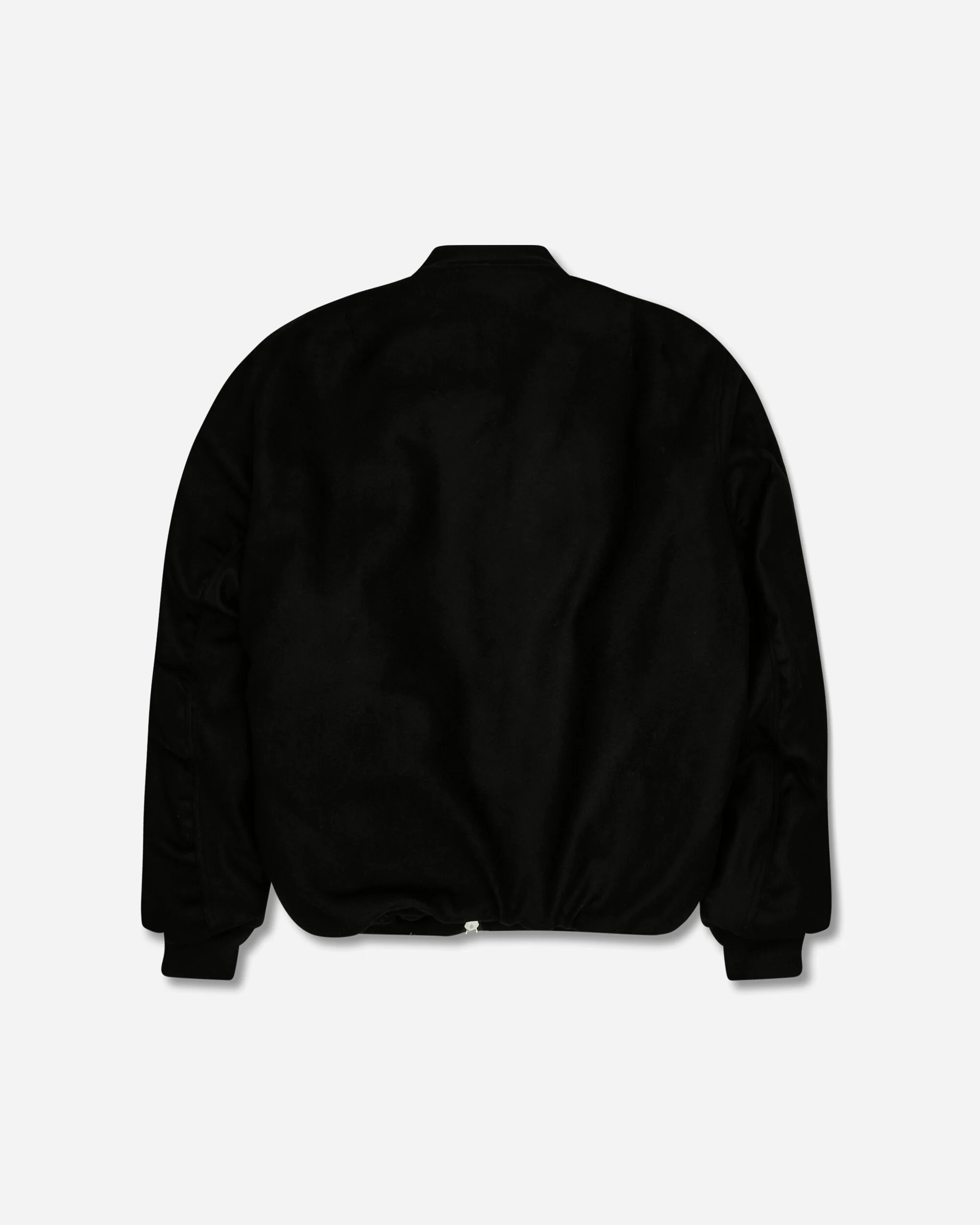 Men's Minimal Bomber Jacket Black - Image 2