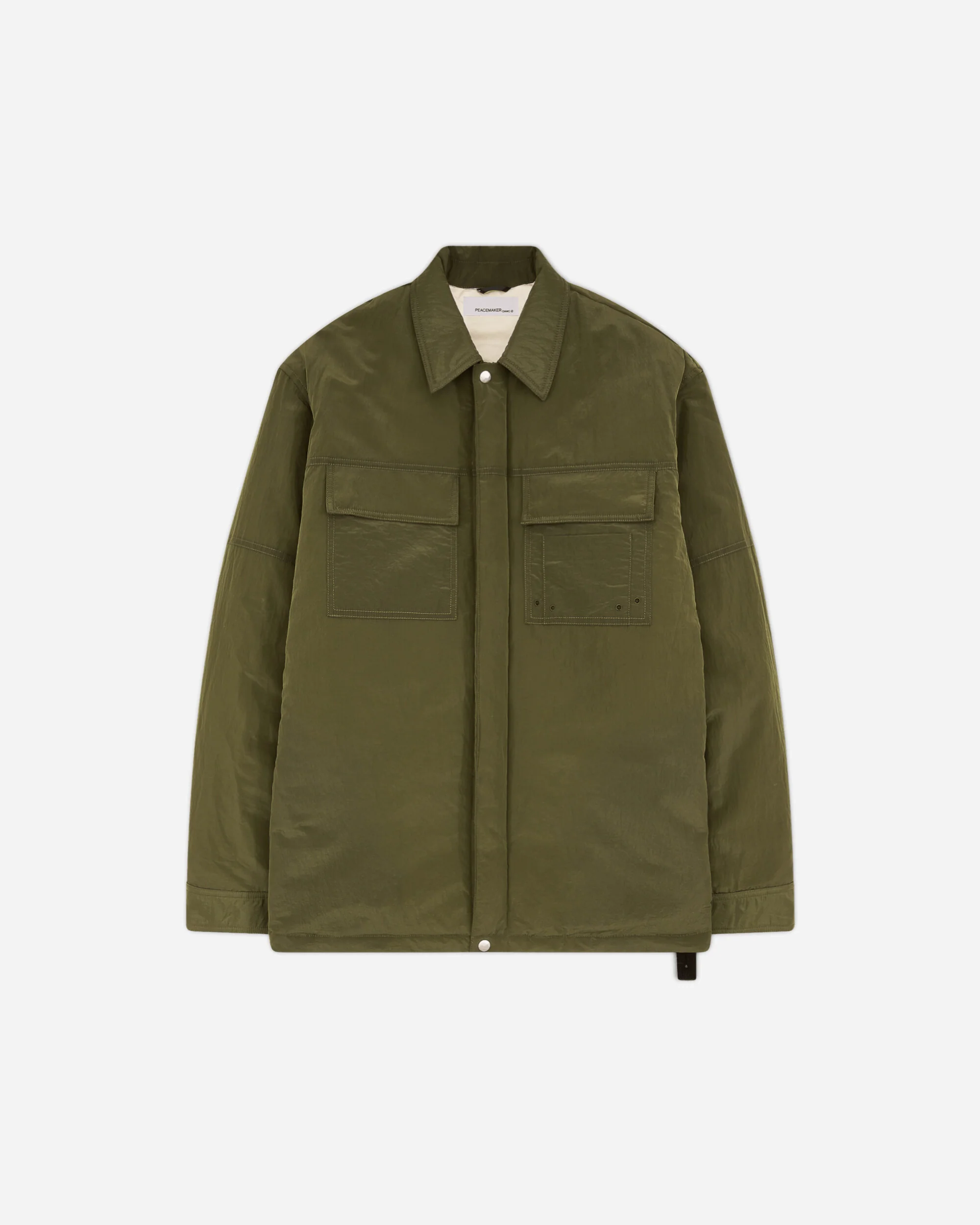 Men's Padded Overshirt Military Green