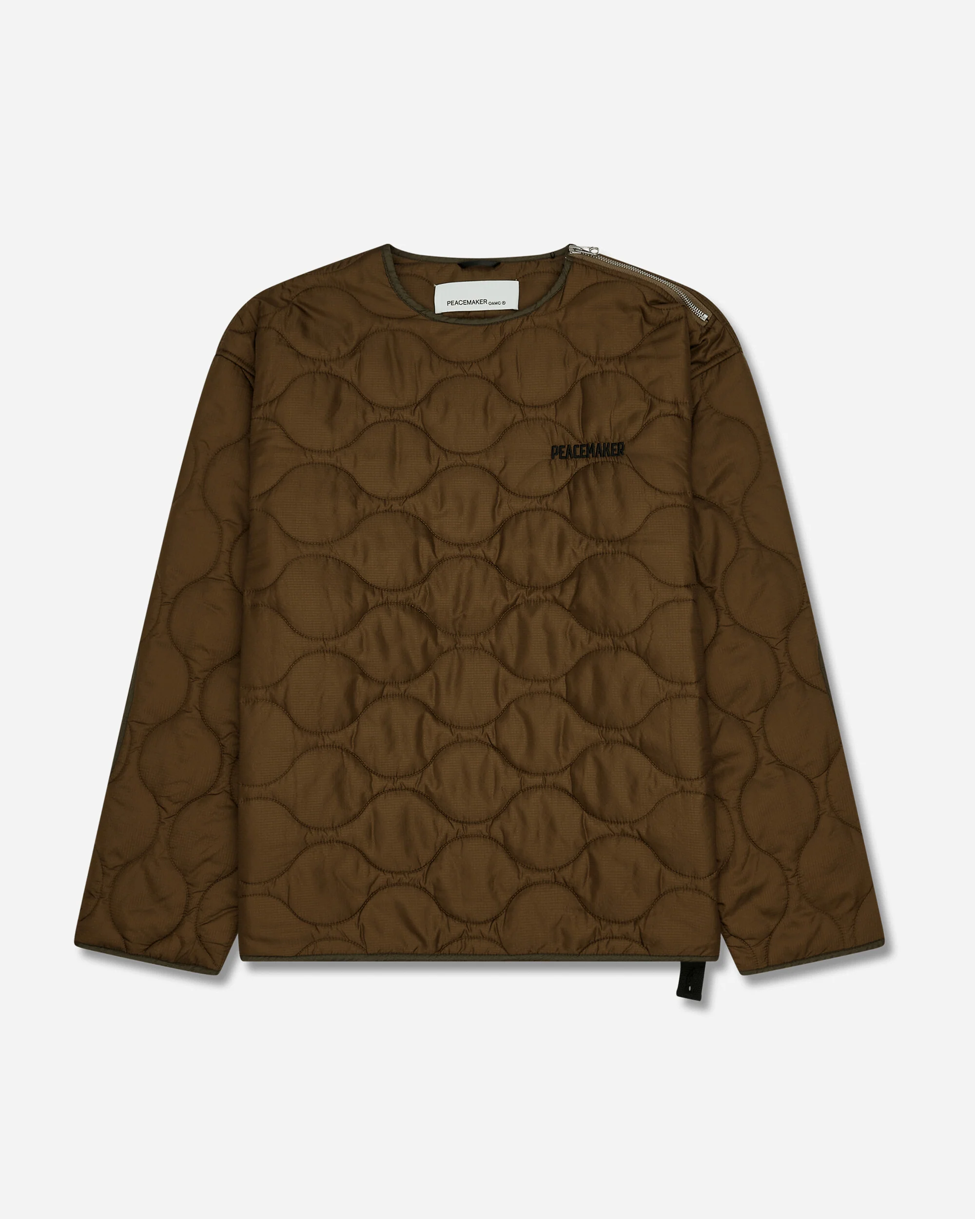 Men's Shoulder Zip Liner Beige