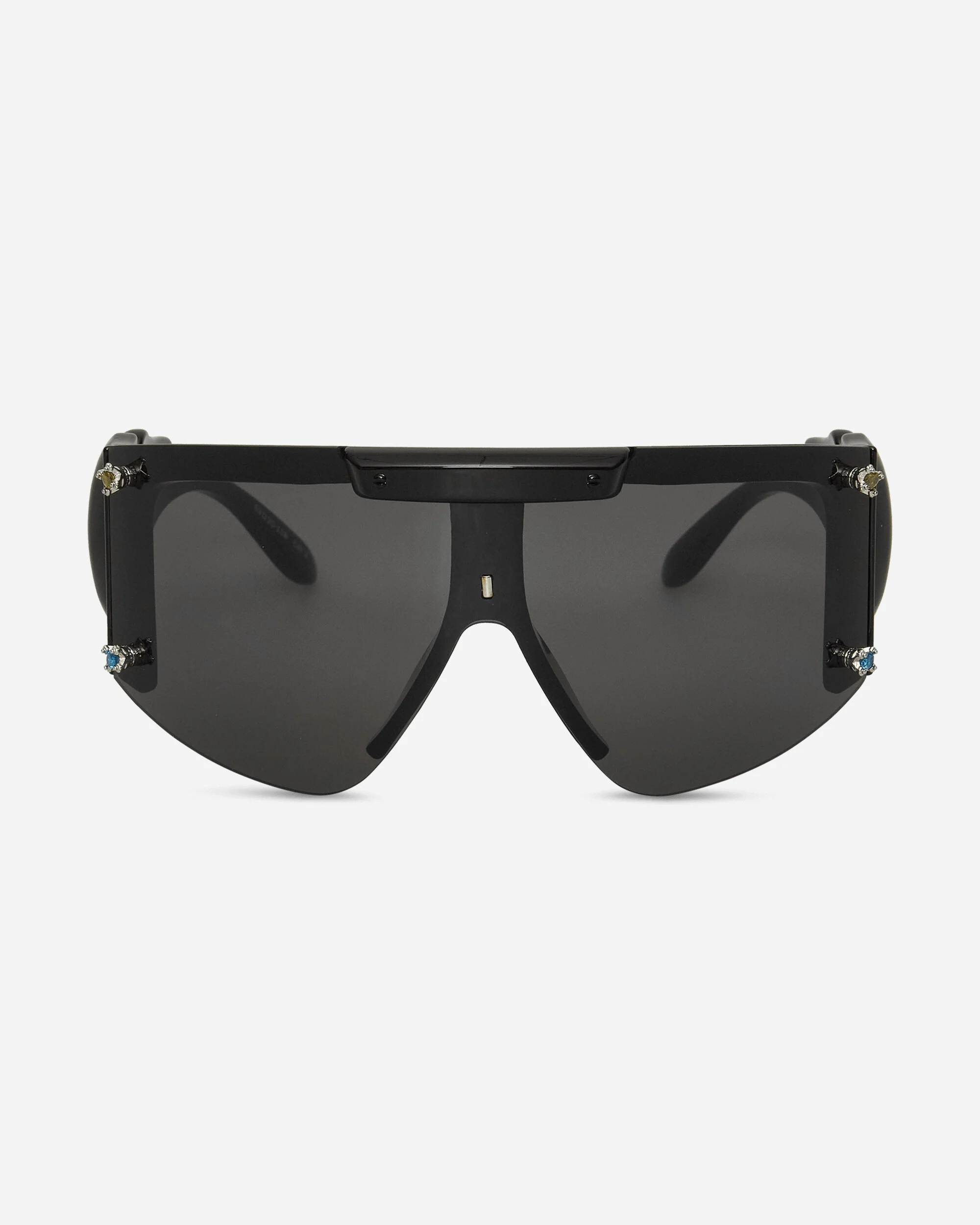 Gem-Stud Knotted Sunglasses Black - Image 2