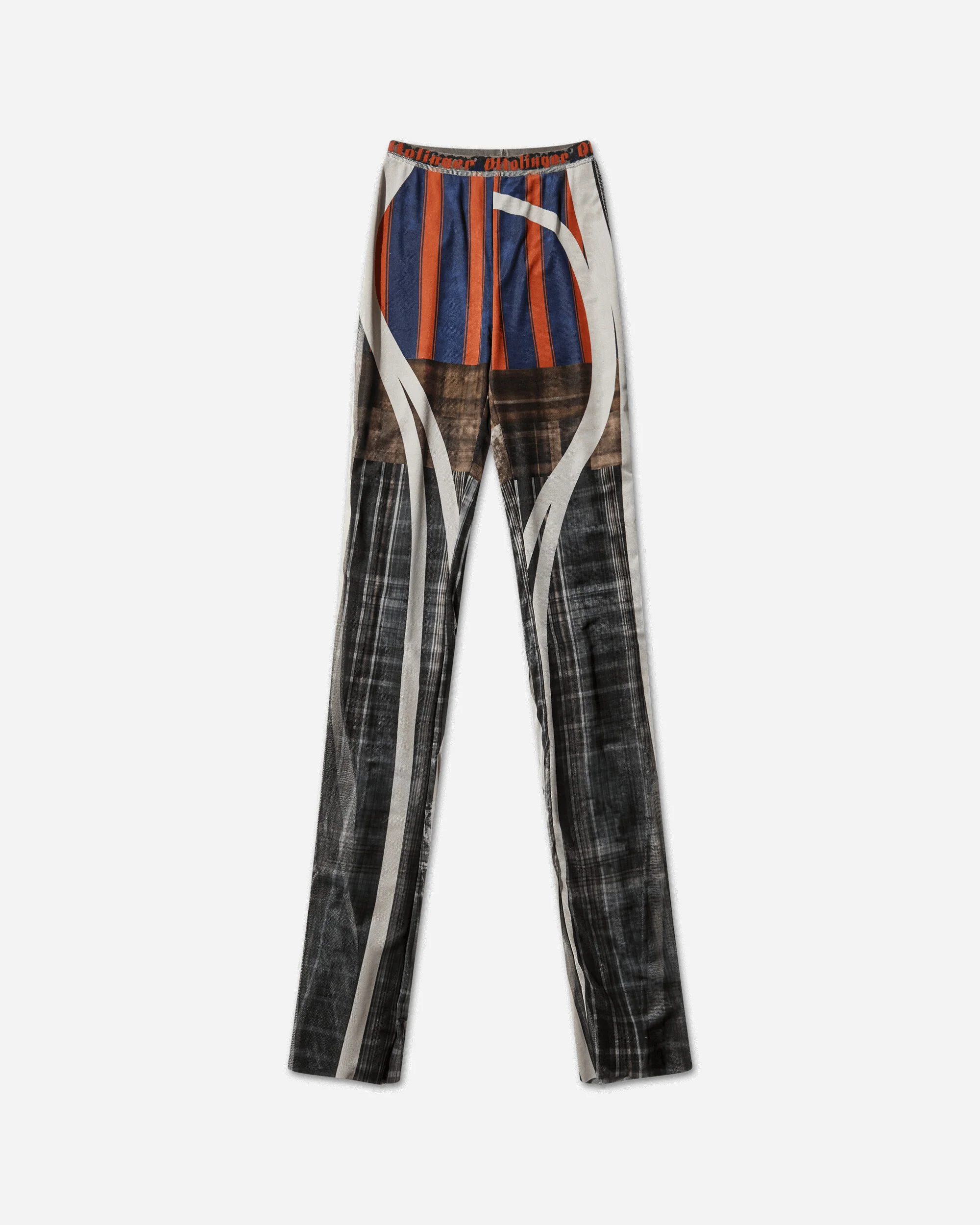 Women's Mesh Pants Racing Plaid