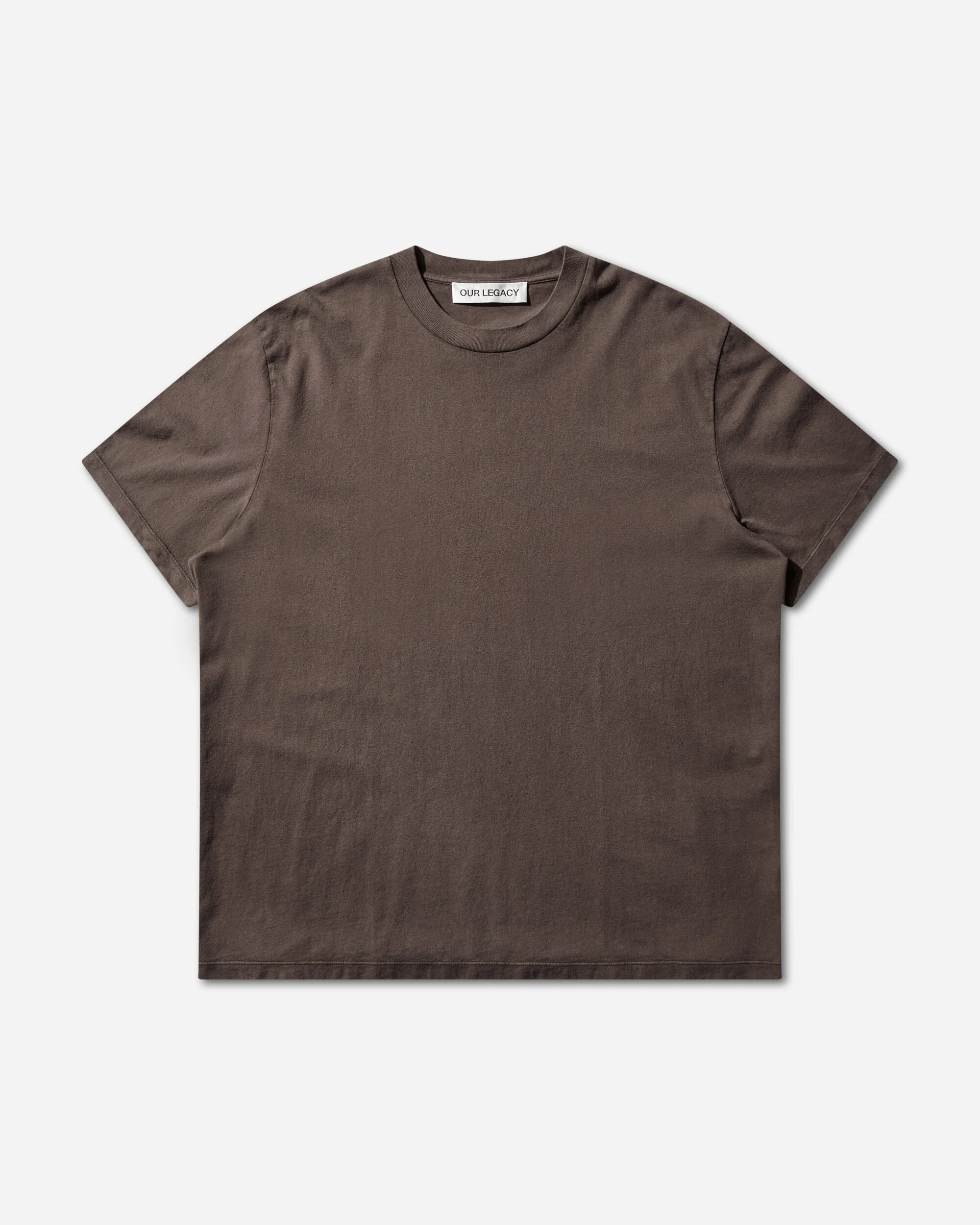 Men's Box T-Shirt Worn Brown