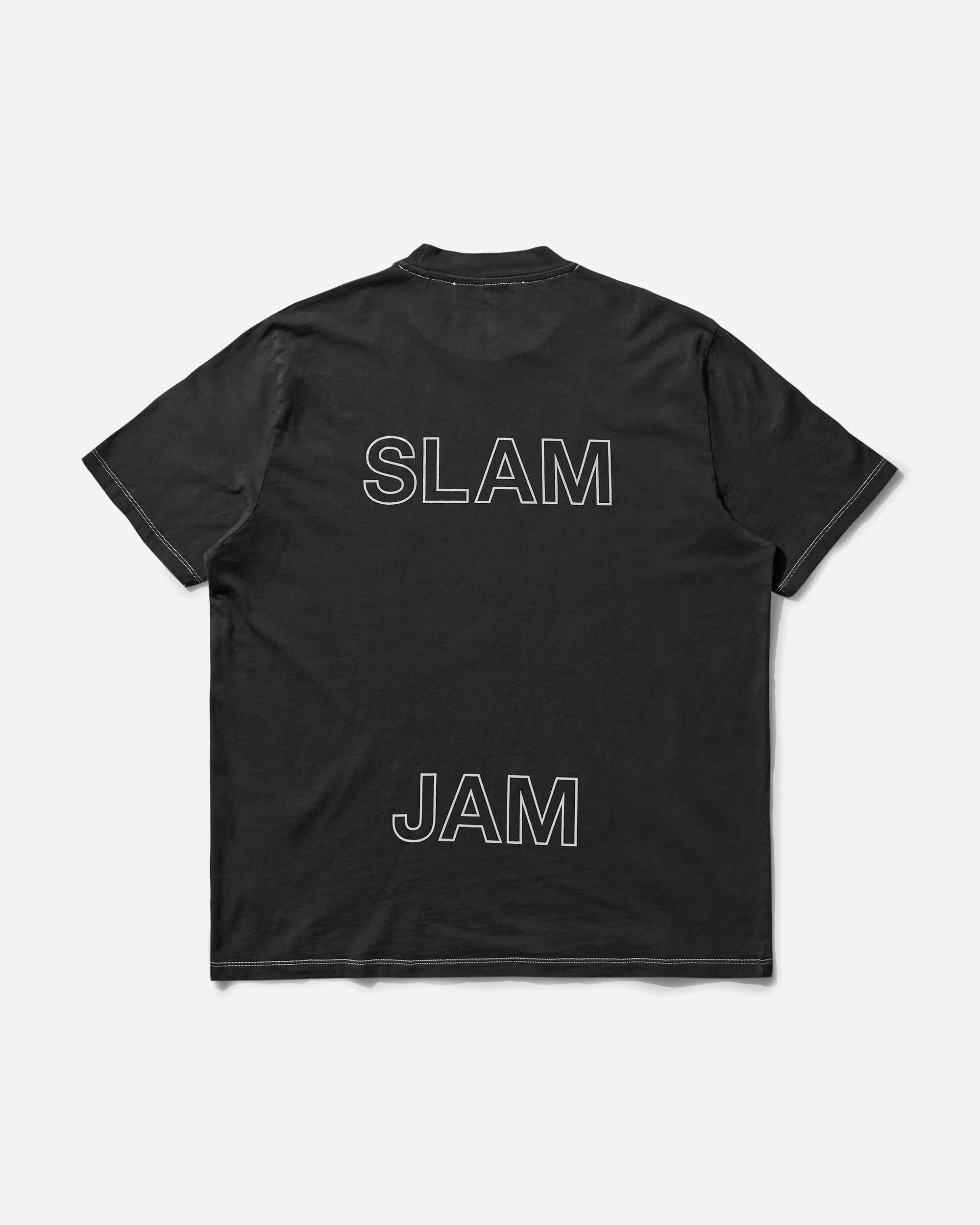 Men's WORK SHOP Slam Jam Box T-Shirt Black - Image 2