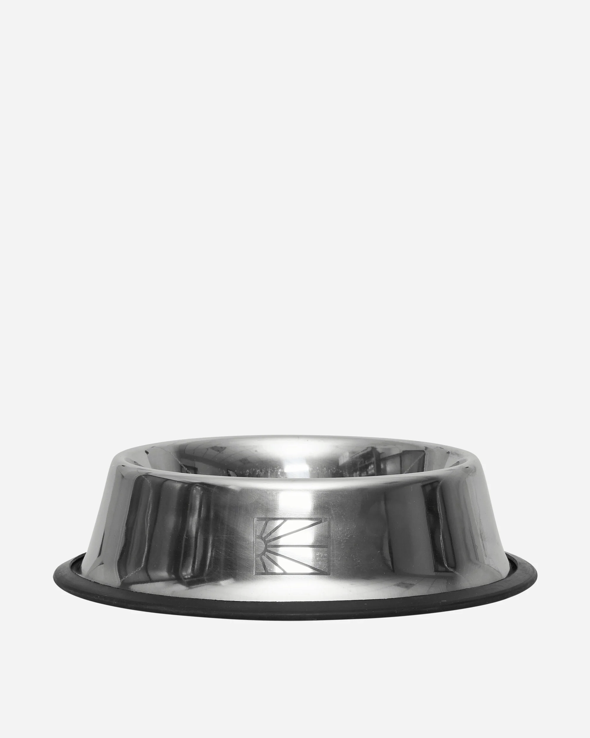 Keep Dancing Dog Bowl Metal Silver