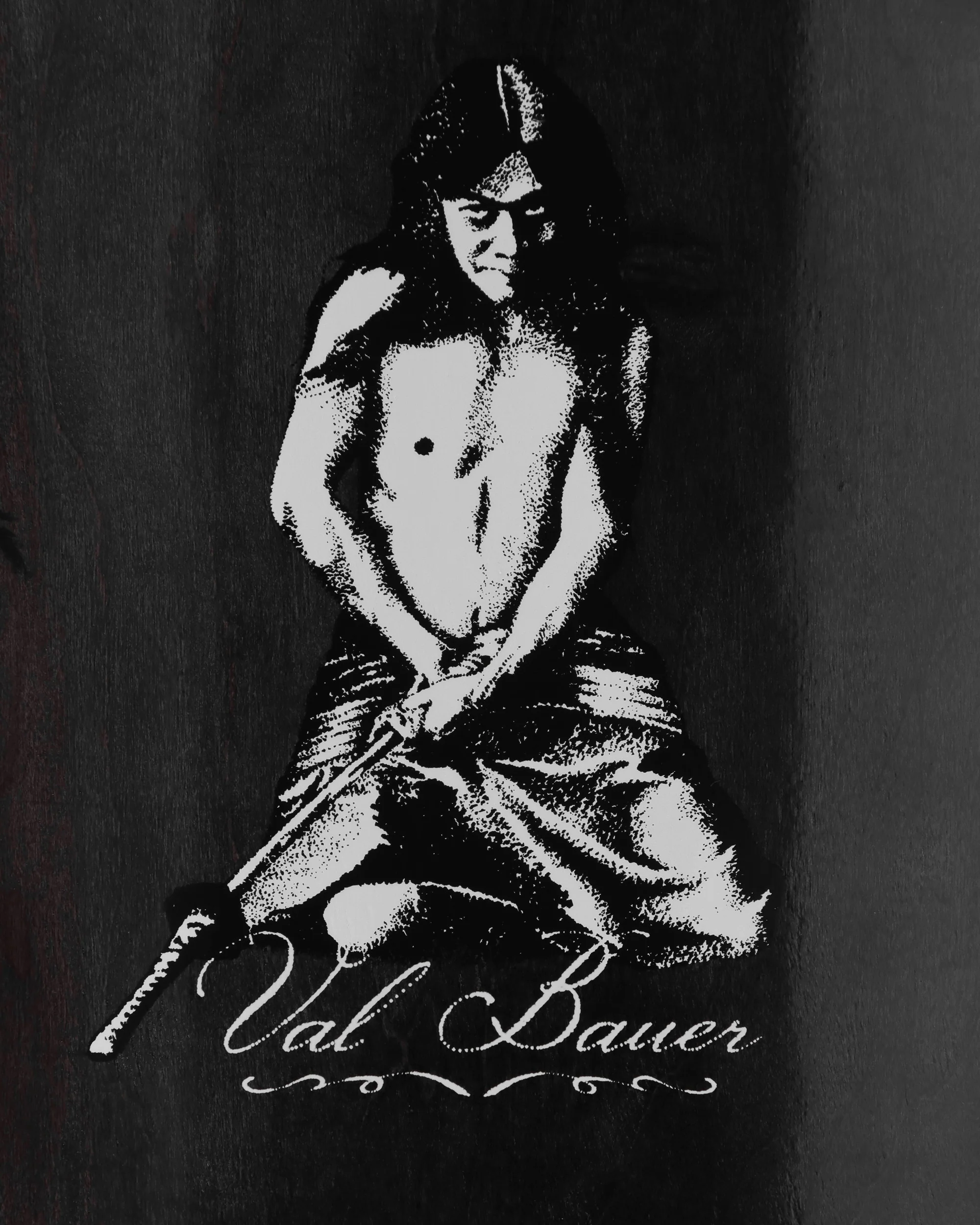 Val Bauer Pro Board High Concave 8.25 Deck Black - Image 4
