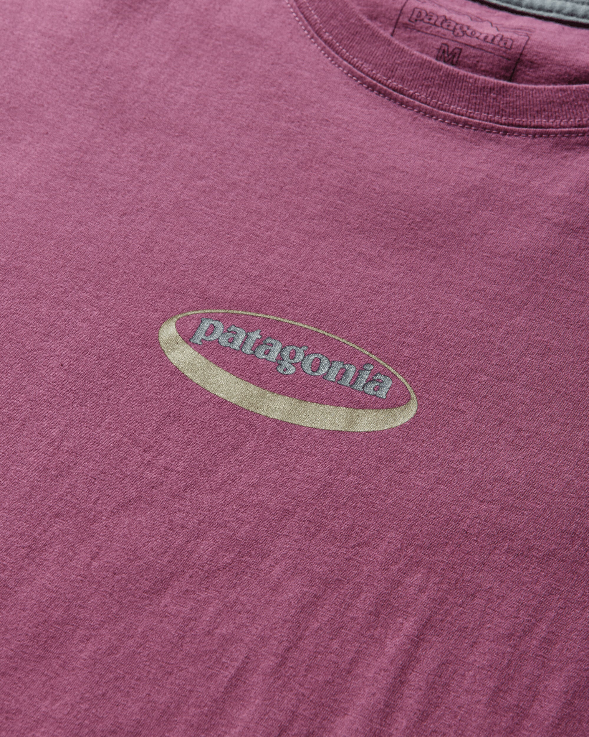 Men's '95 Oval Logo T-Shirt Faded Magenta - Image 4