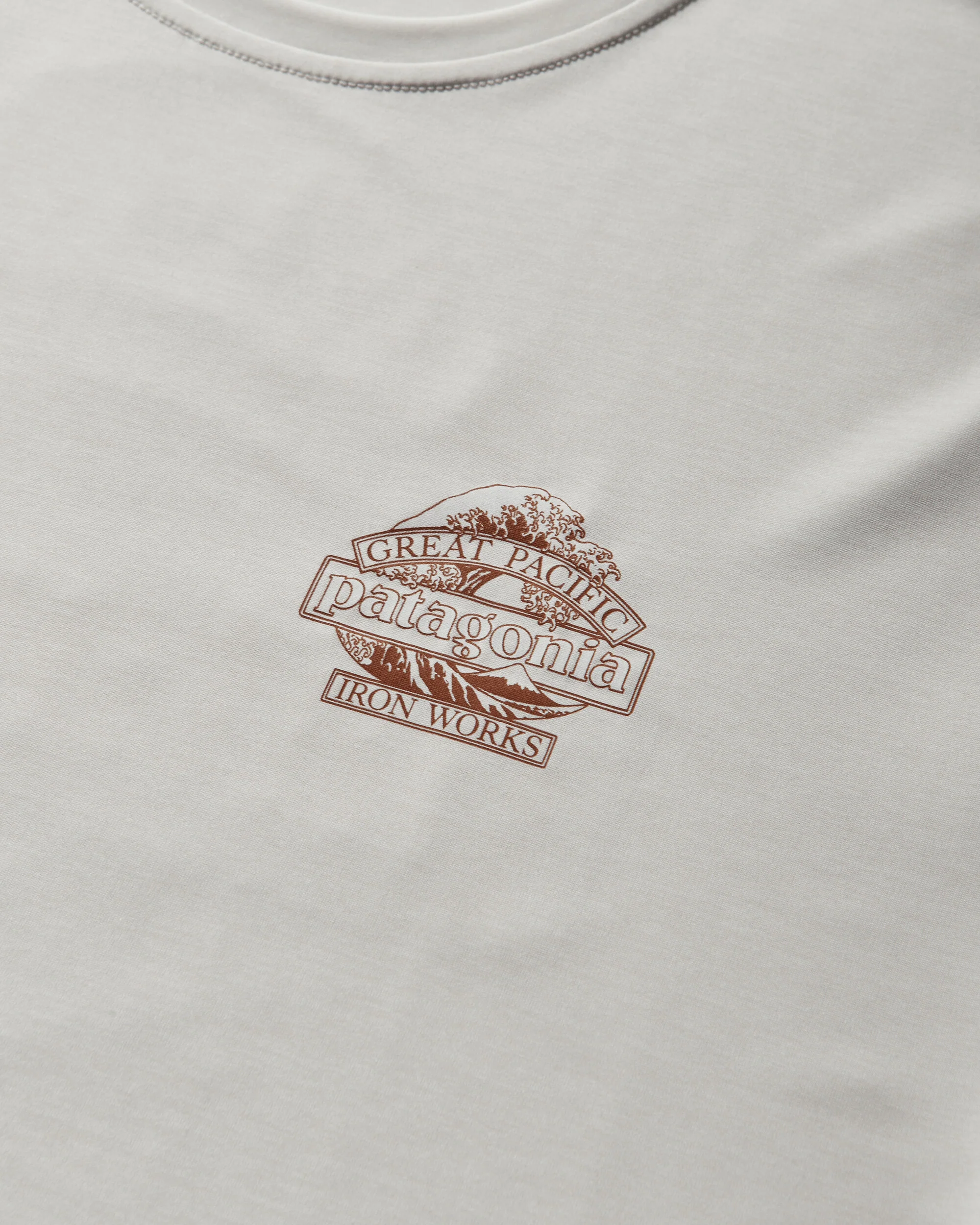 Men's Capilene Cool Daily Shirt Great Waves Dyno White - Image 4