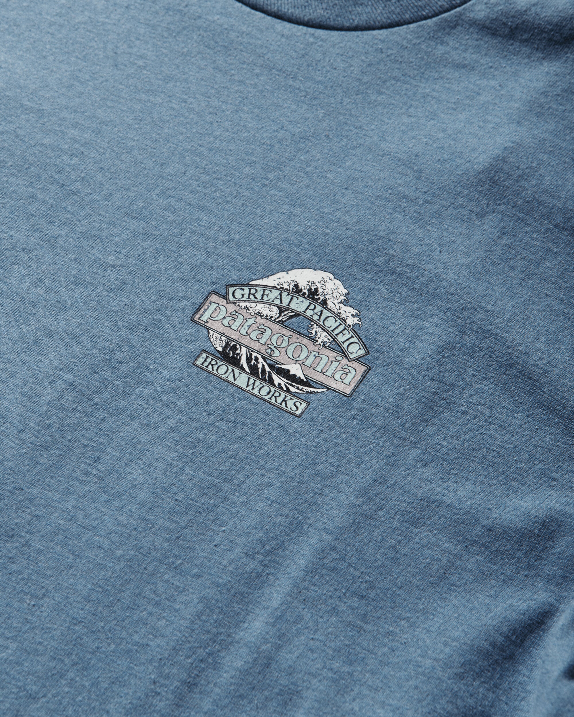 Men's Great Waves Responsibili T-Shirt Shore Blue - Image 4