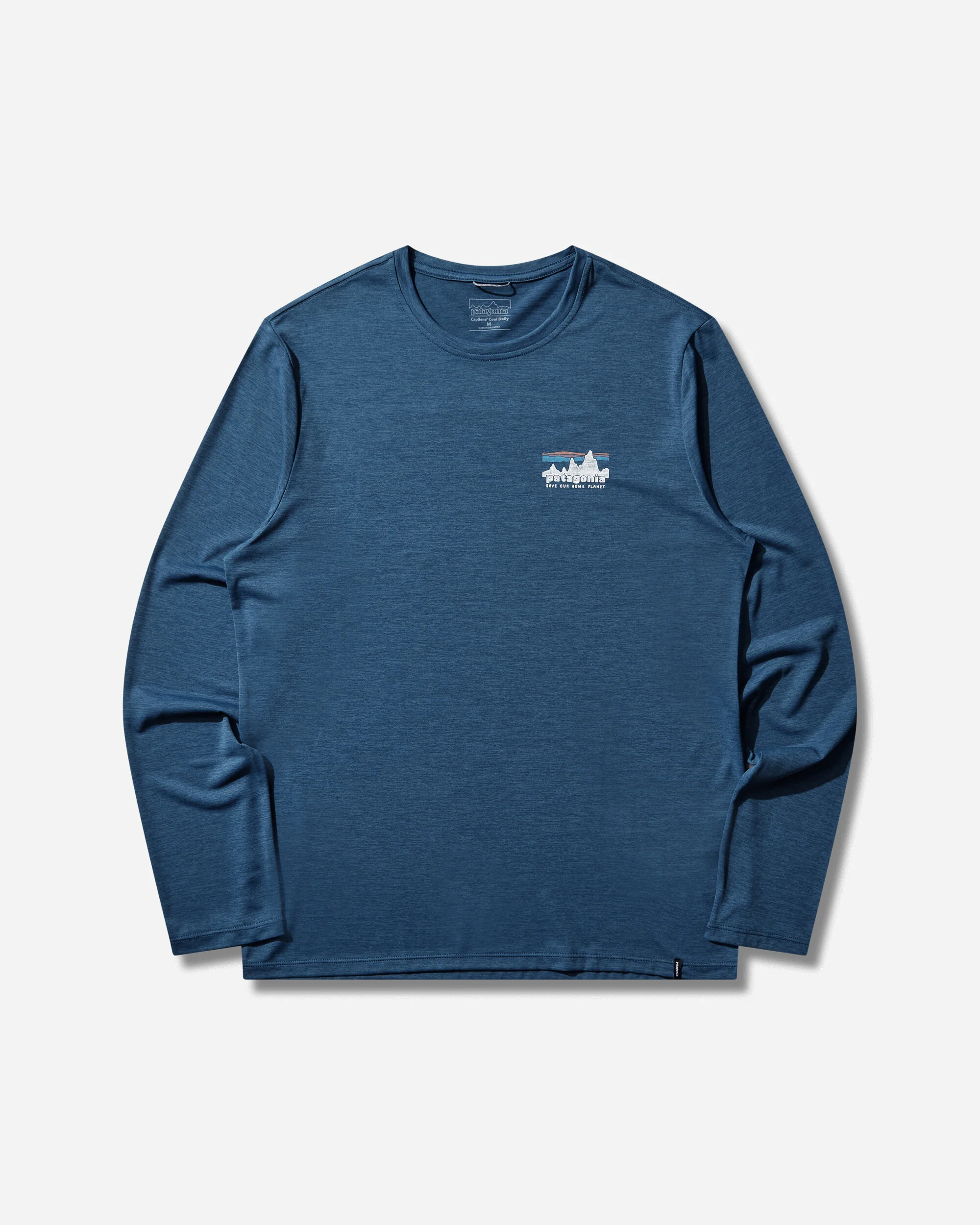 Men's Capilene Cool Daily Longsleeve Shirt '73 Skyline Clement Blue