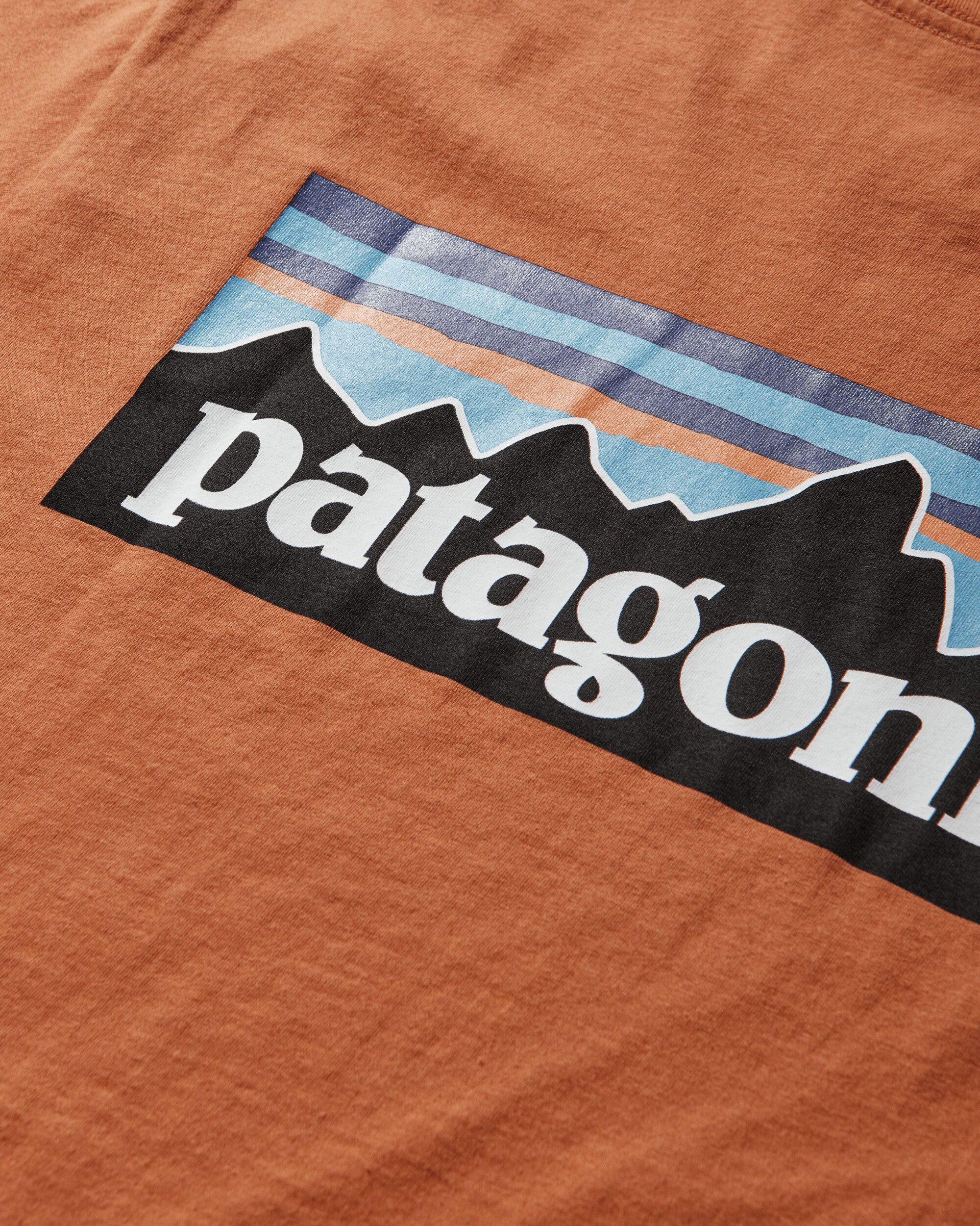 Men's P-6 Logo T-Shirt Coal Orange - Image 3