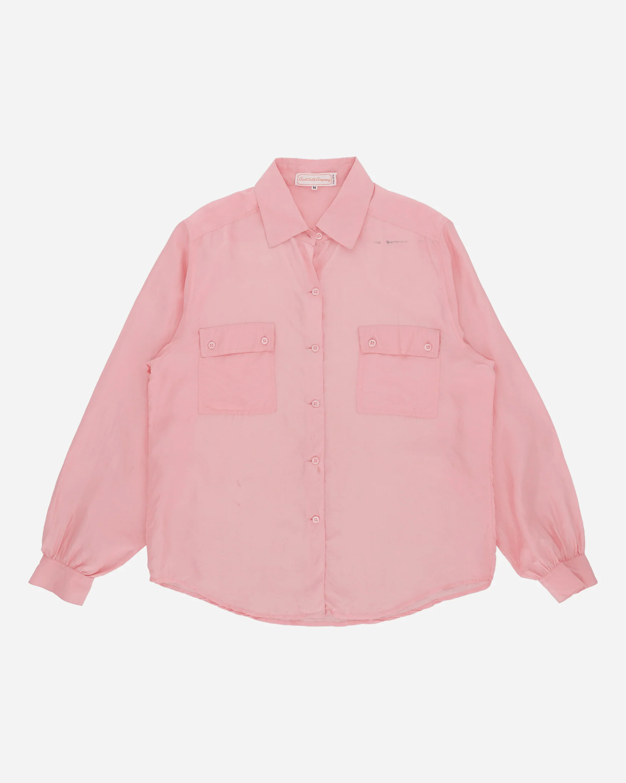 Women's Silk Longsleeve Shirt Pink