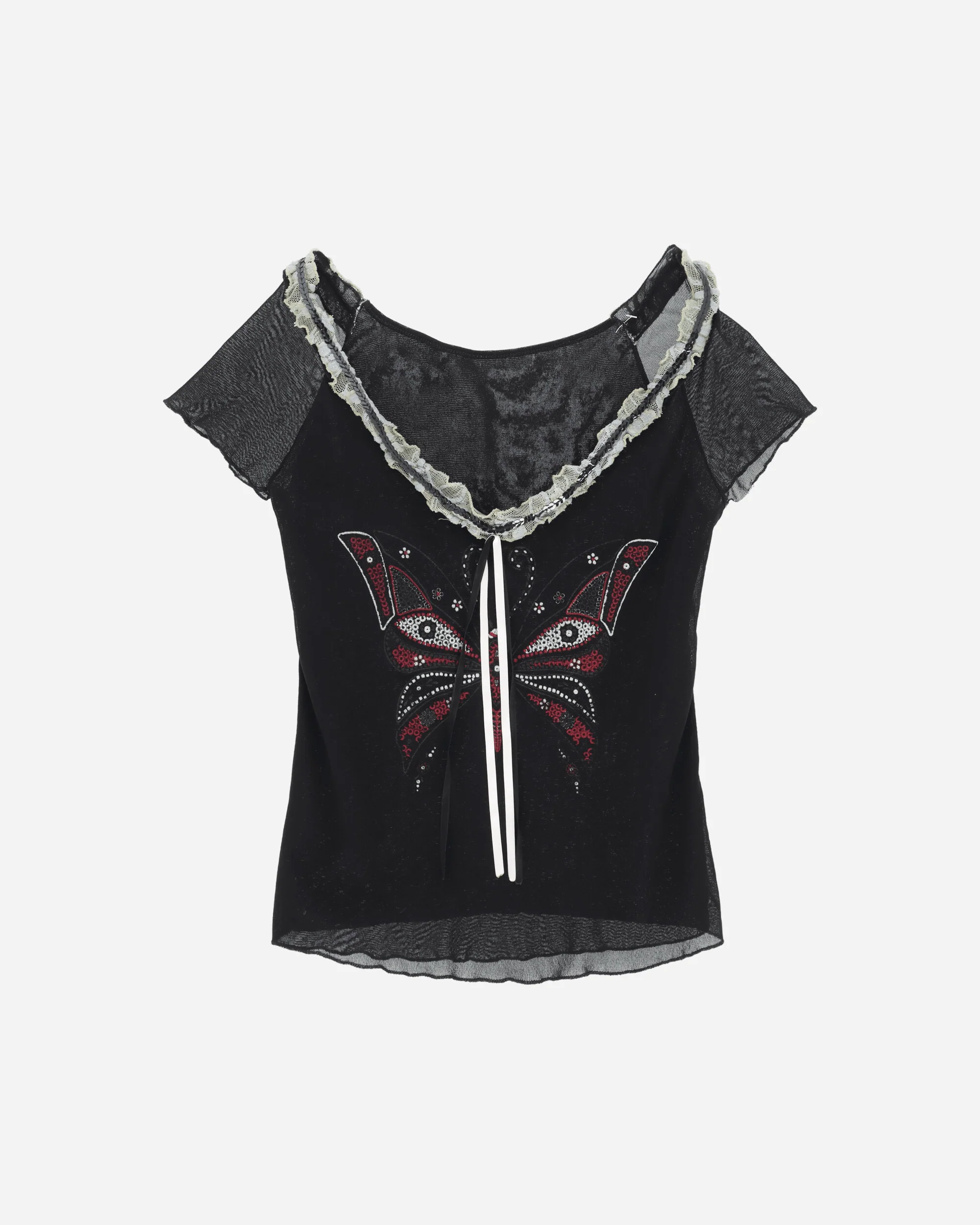 Women's Butterfly Top Black