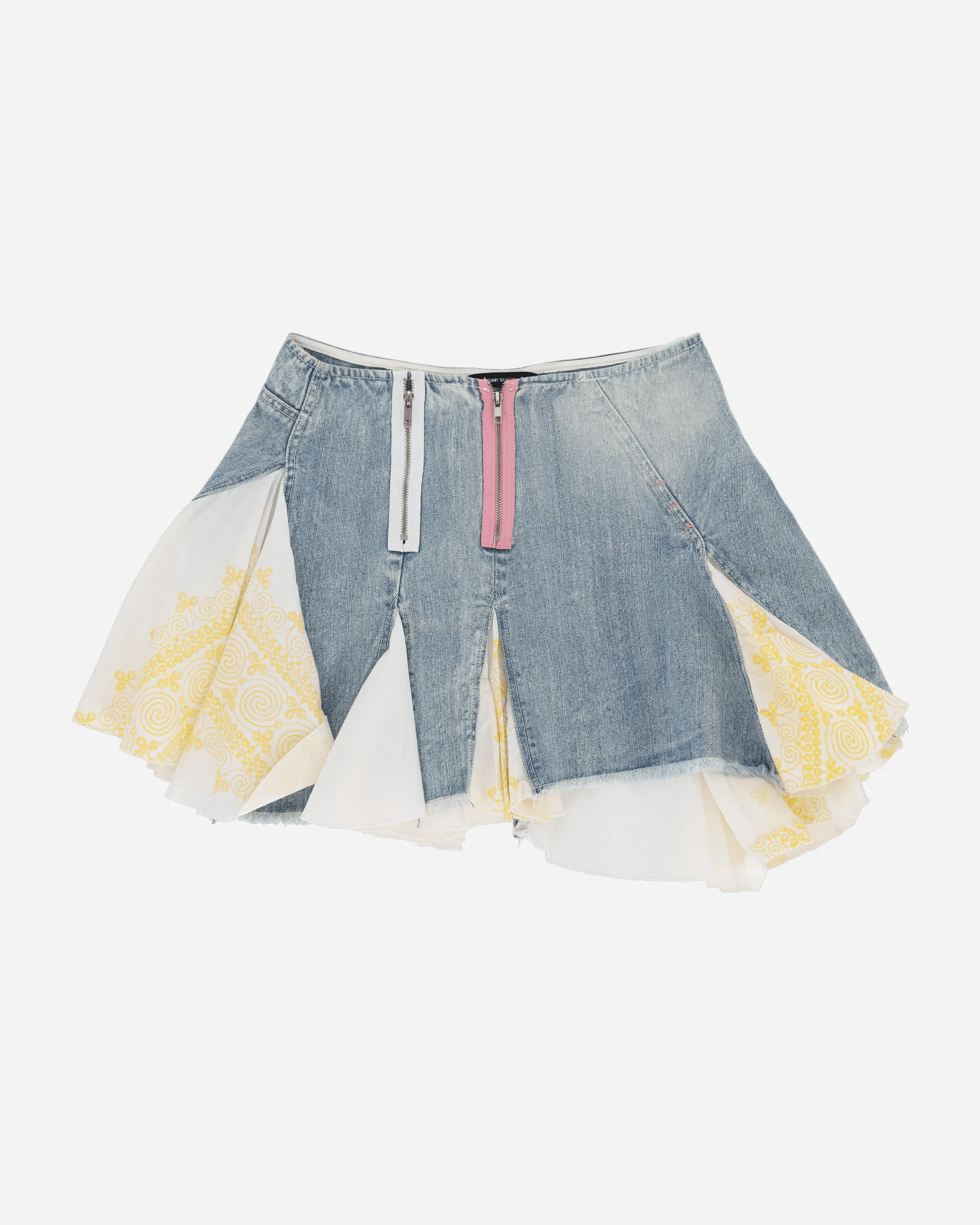 Women's Denim Zipper Skirt Blue
