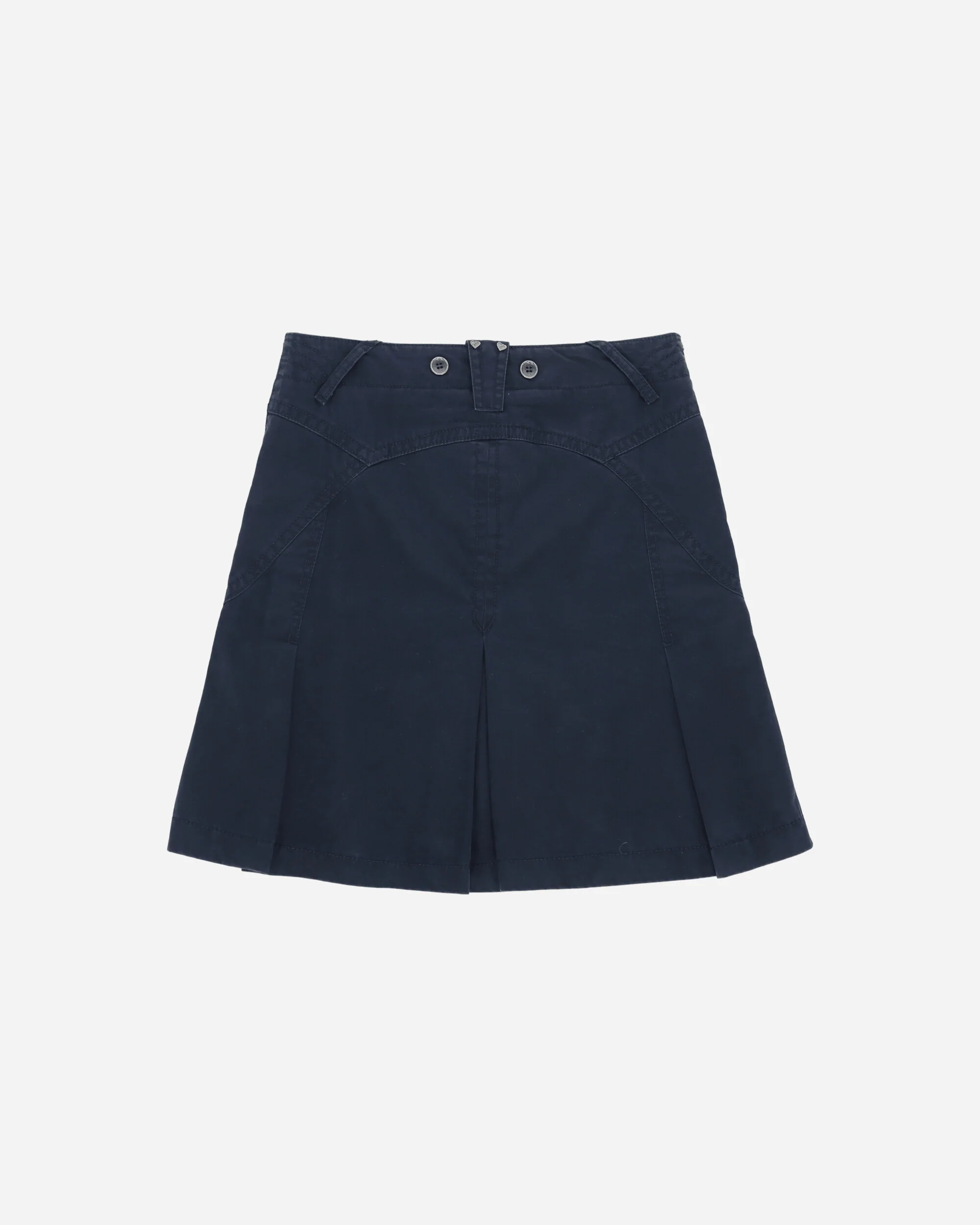 Women's Pleated Skirt Blue