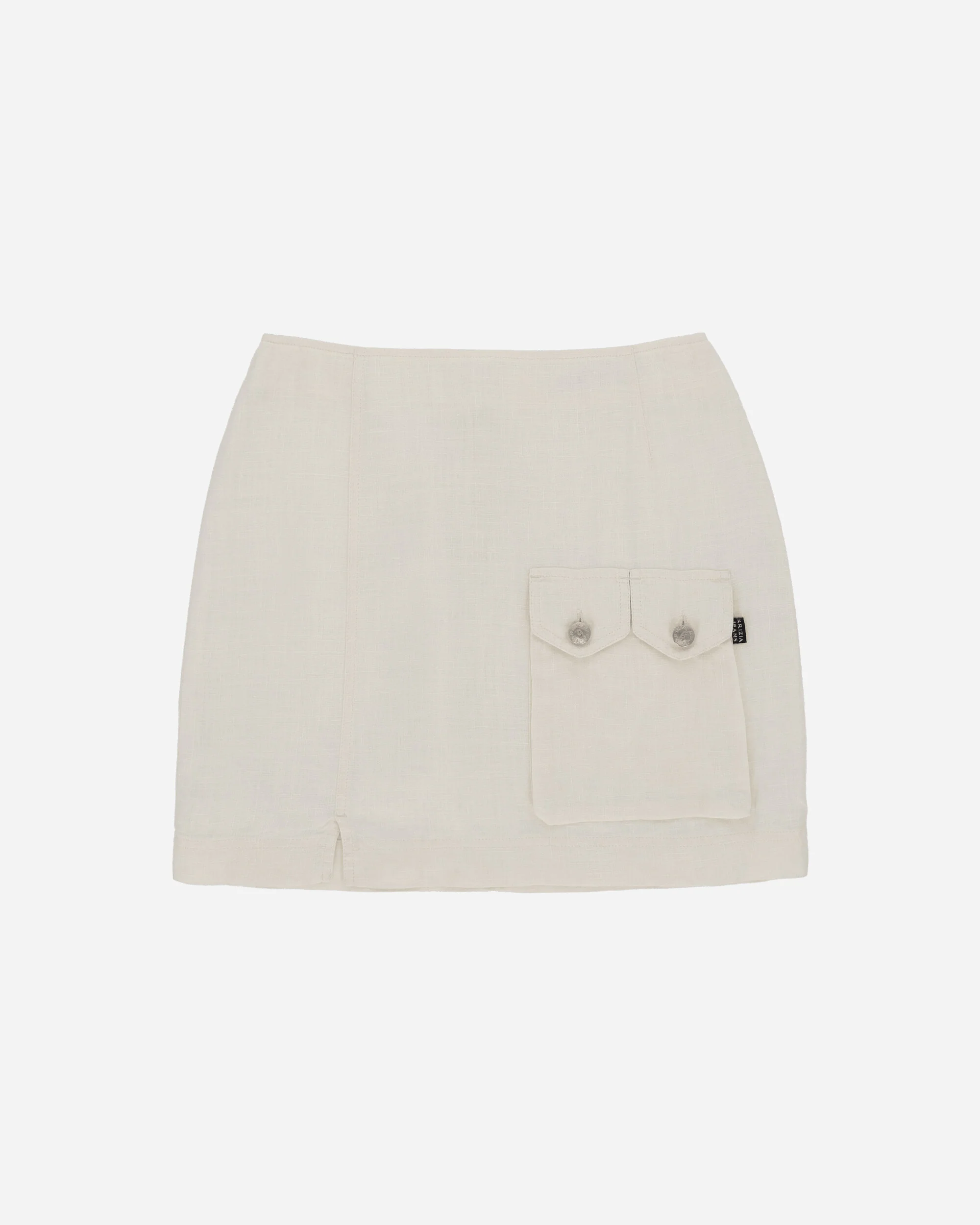 Women's Linen Skirt White