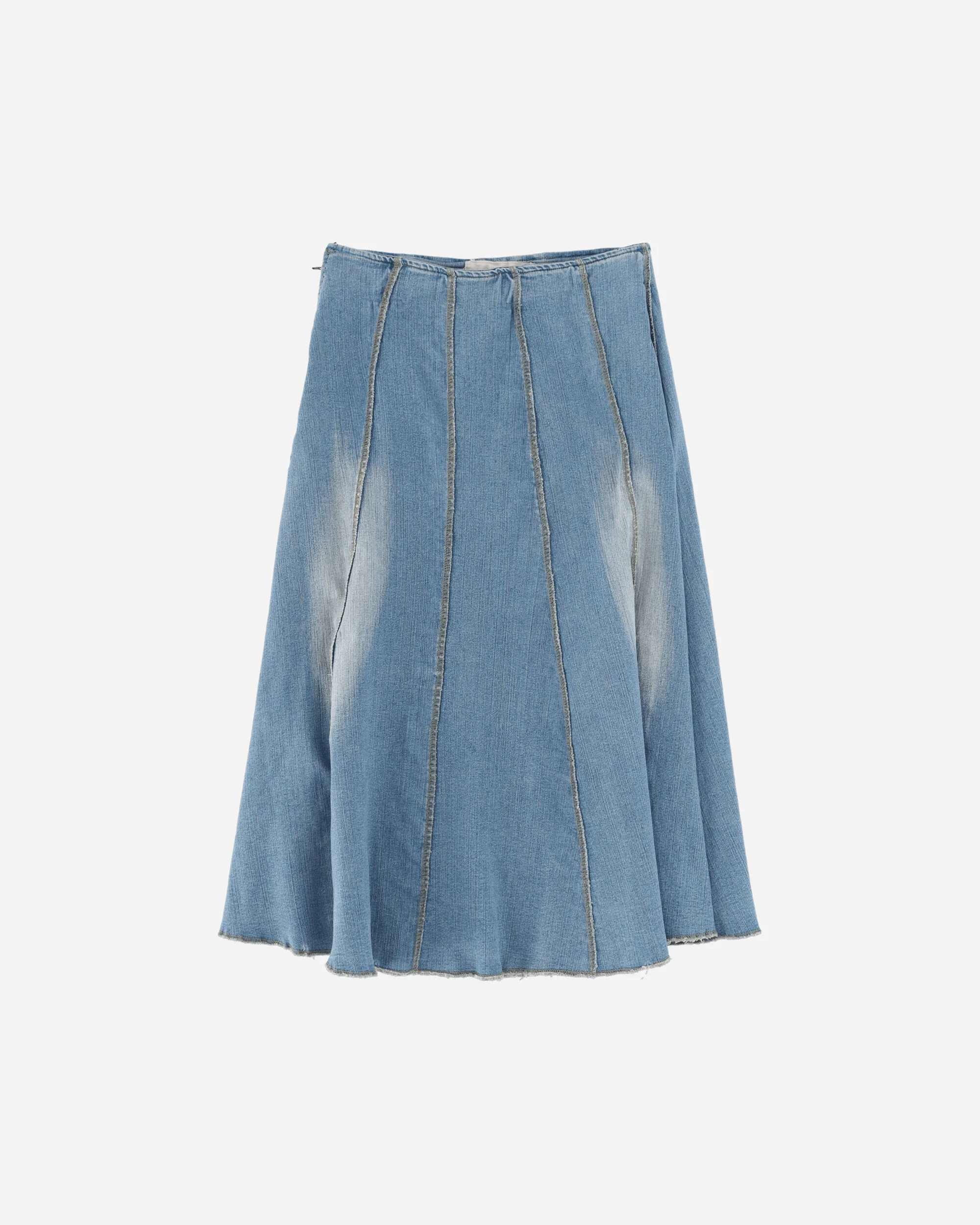 Women's Long Denim Skirt Blue