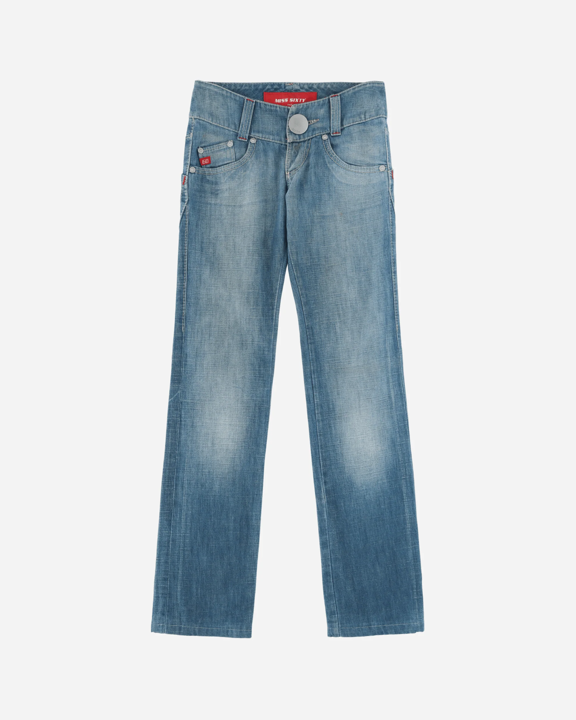 Women's Low Waist Flared Jeans Blue