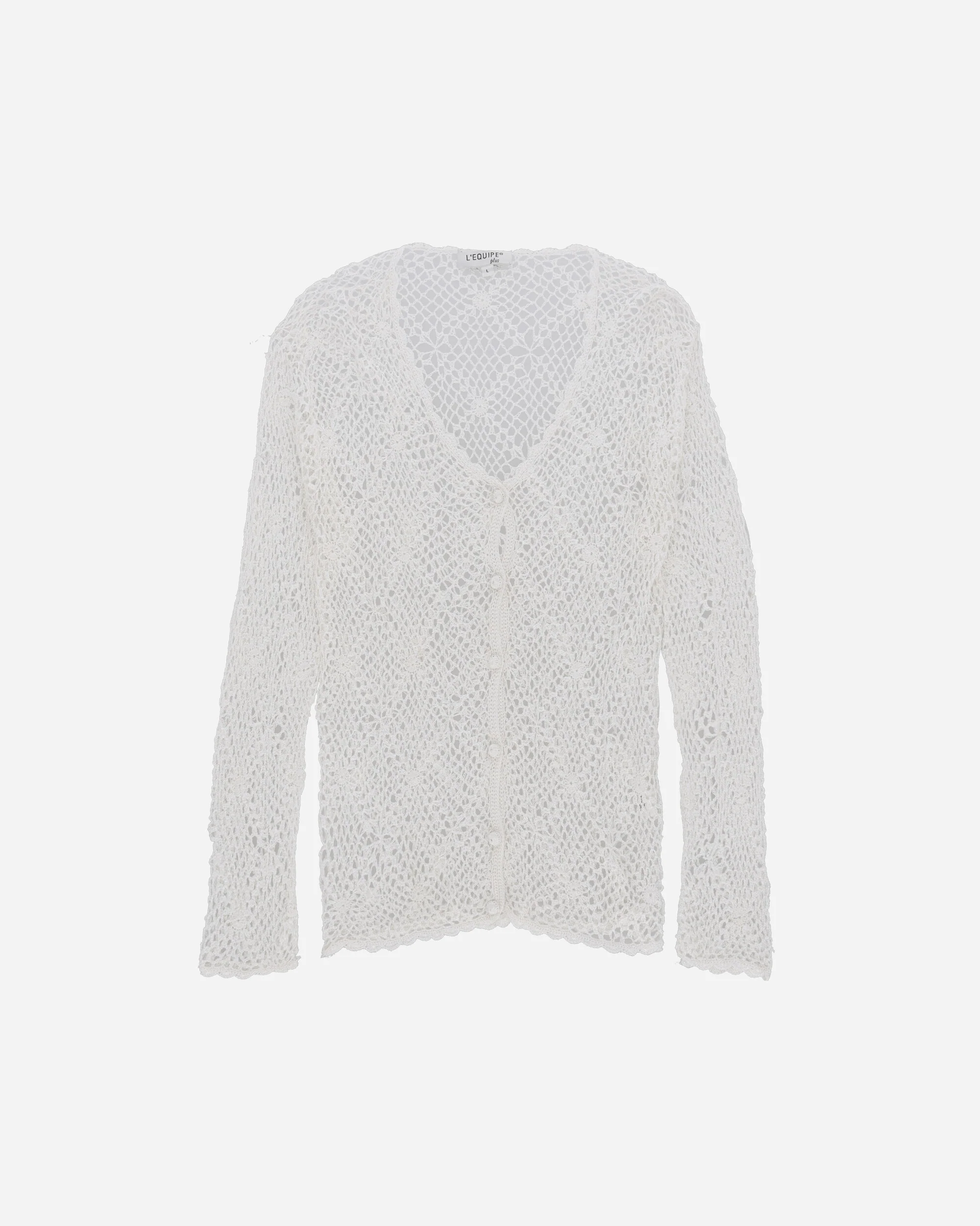 Women's Crochet Top White