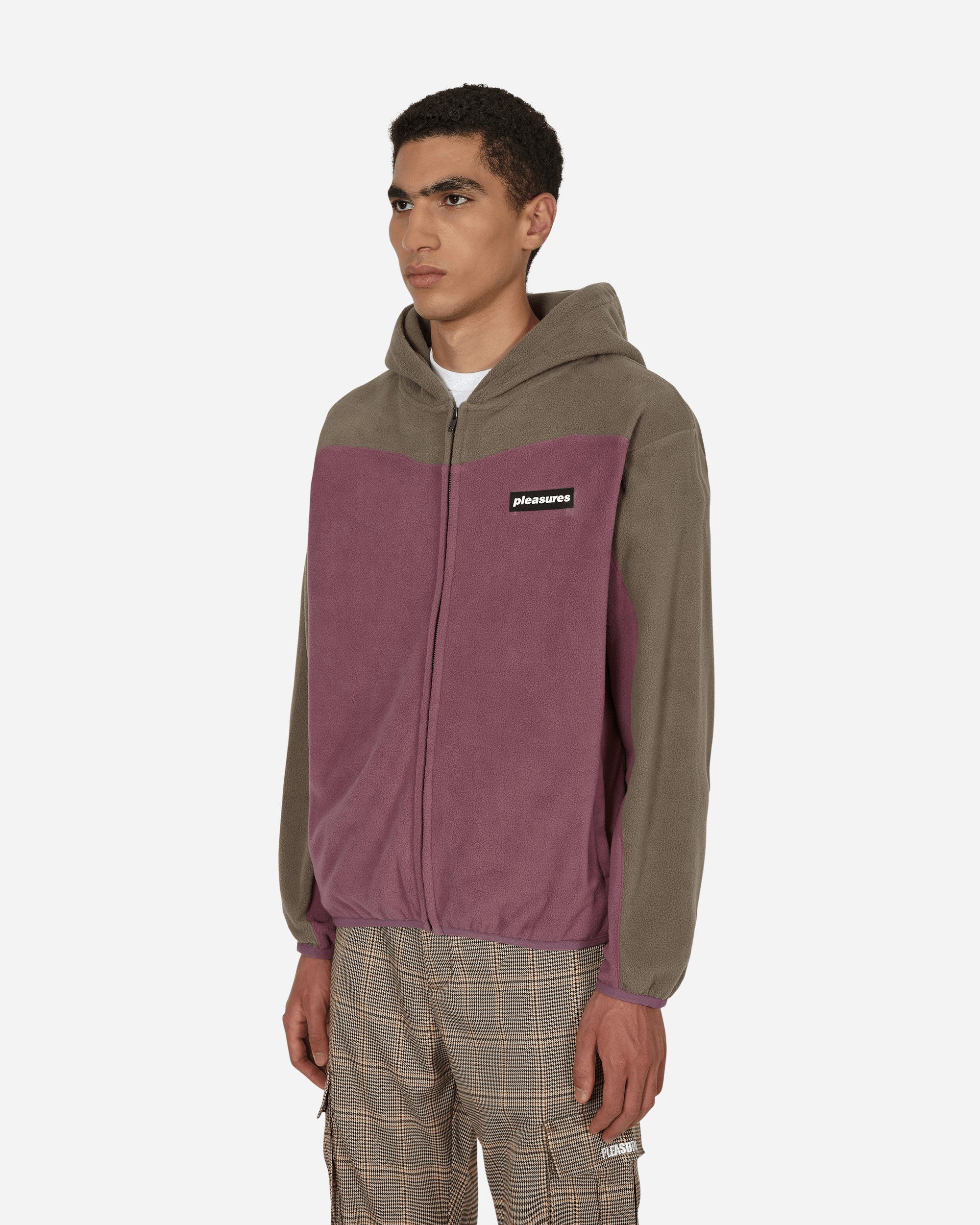 Whiskey Zip Hoodie Purple - Image 2