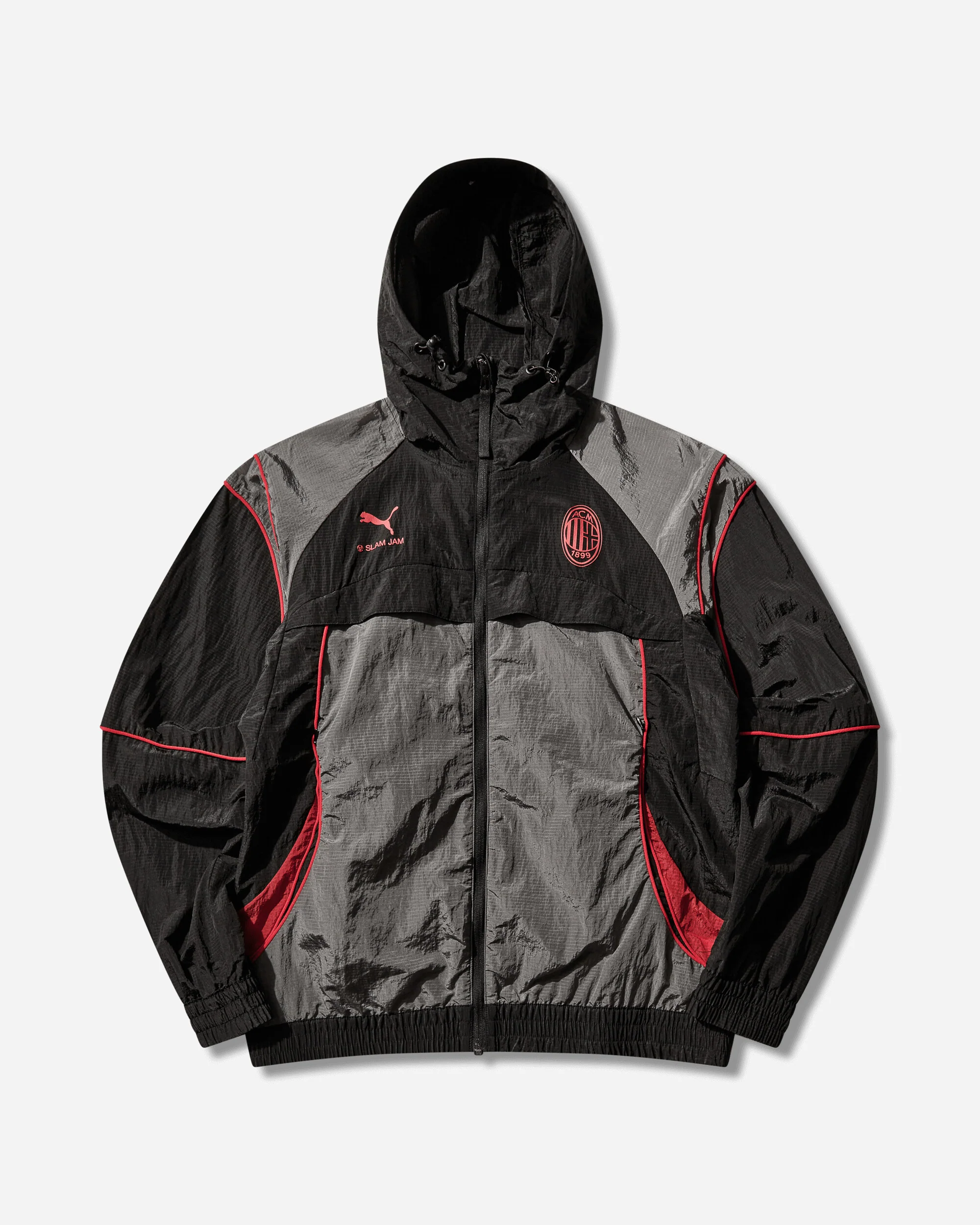AC Milan x Slam Jam Track Jacket Black / Dark Grey