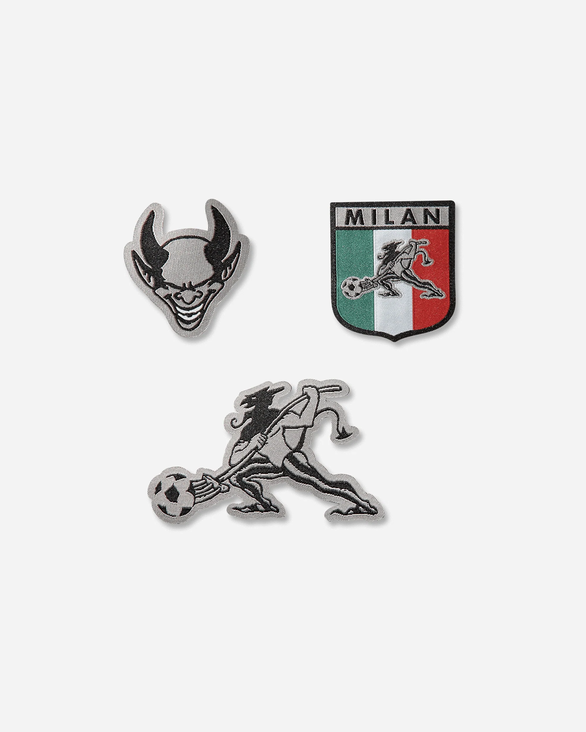AC Milan x Slam Jam Limited Edition Longsleeve Jersey Grey - Image 5