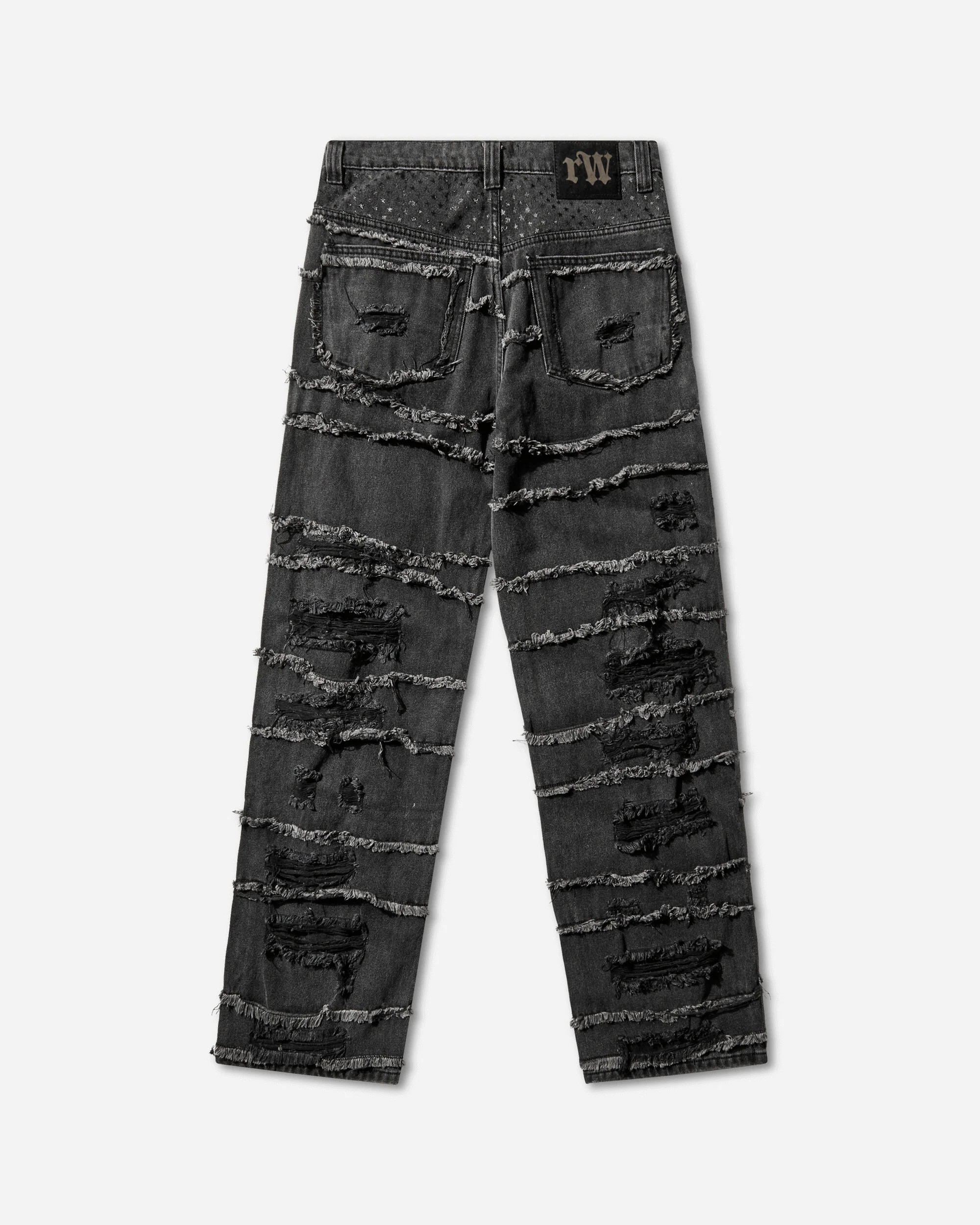 Washed Flag Jeans Black - Image 2