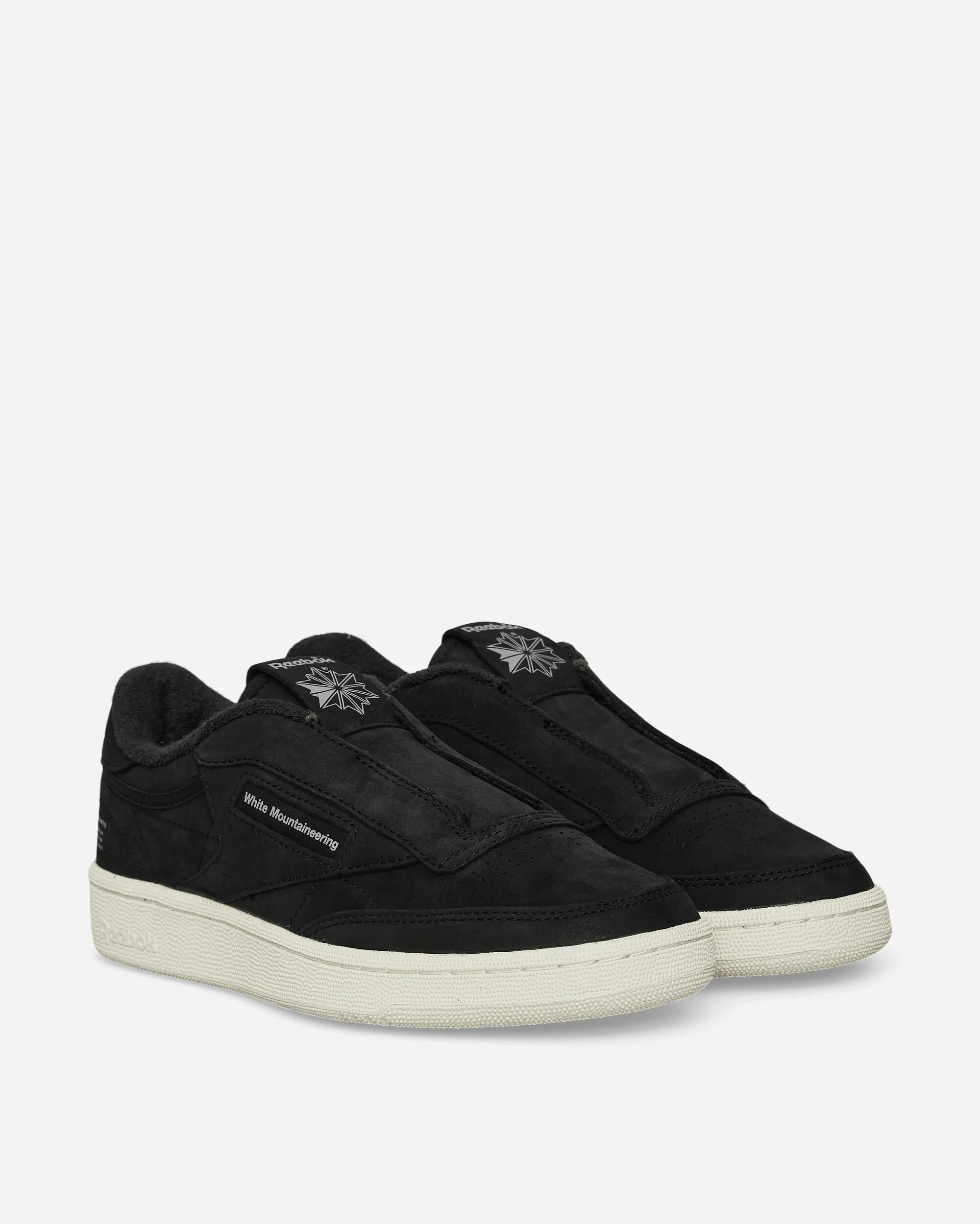 White Mountaineering Club C 85 Sneakers Black / Chalk / Grey - Image 2