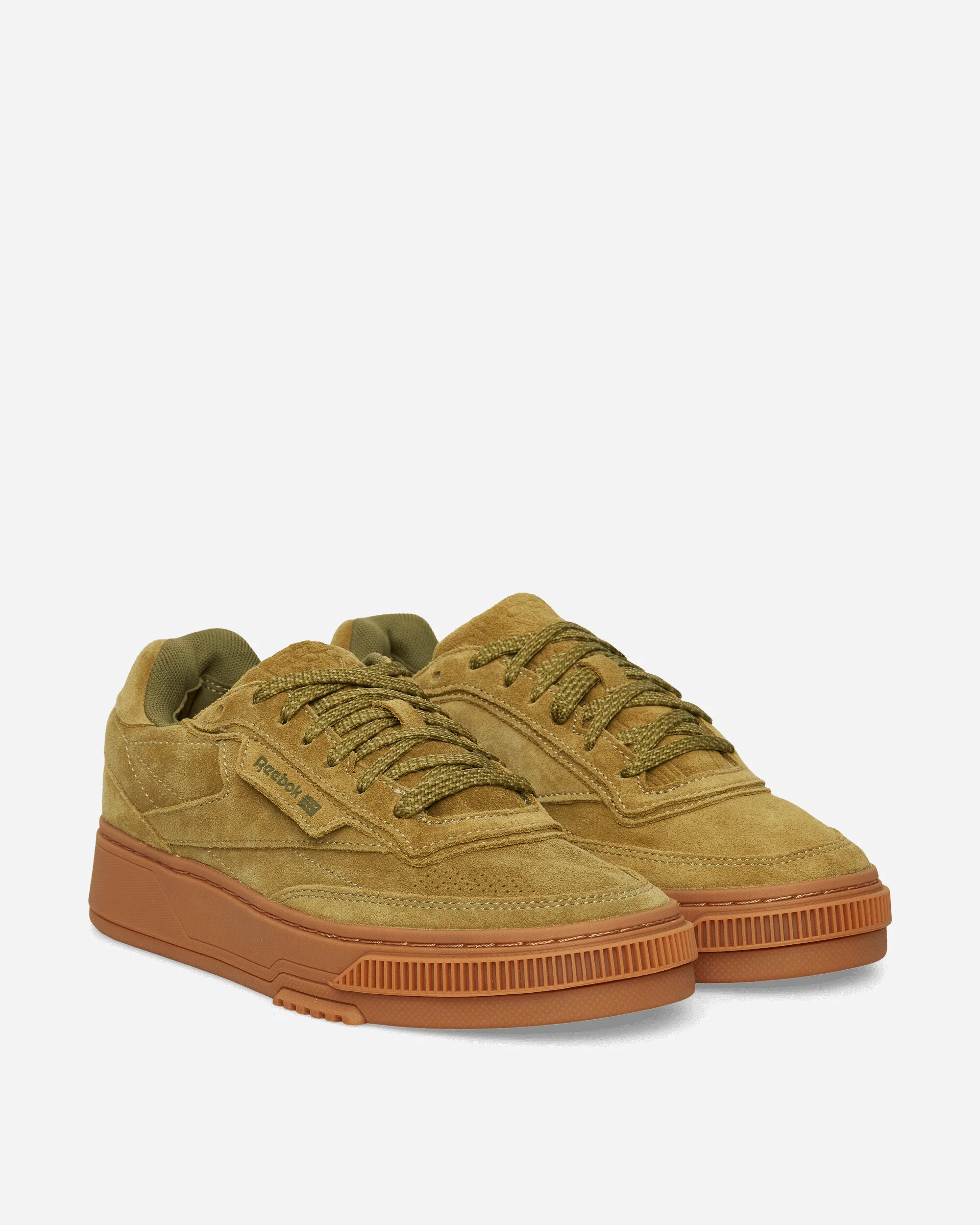 Club C LTD Sneakers Olive Green Suede - Image 2