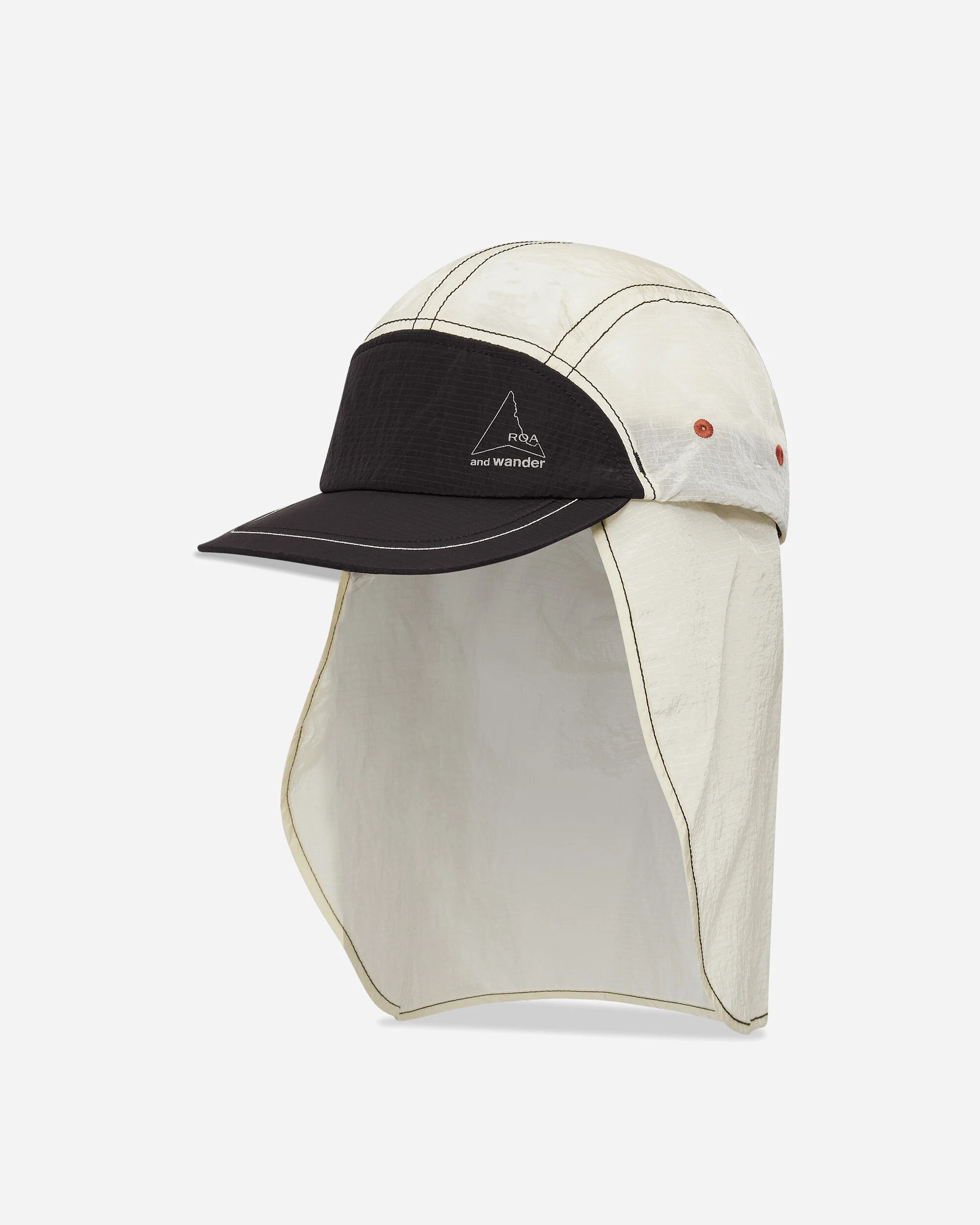 and wander Ripstop Wind Cap Off White