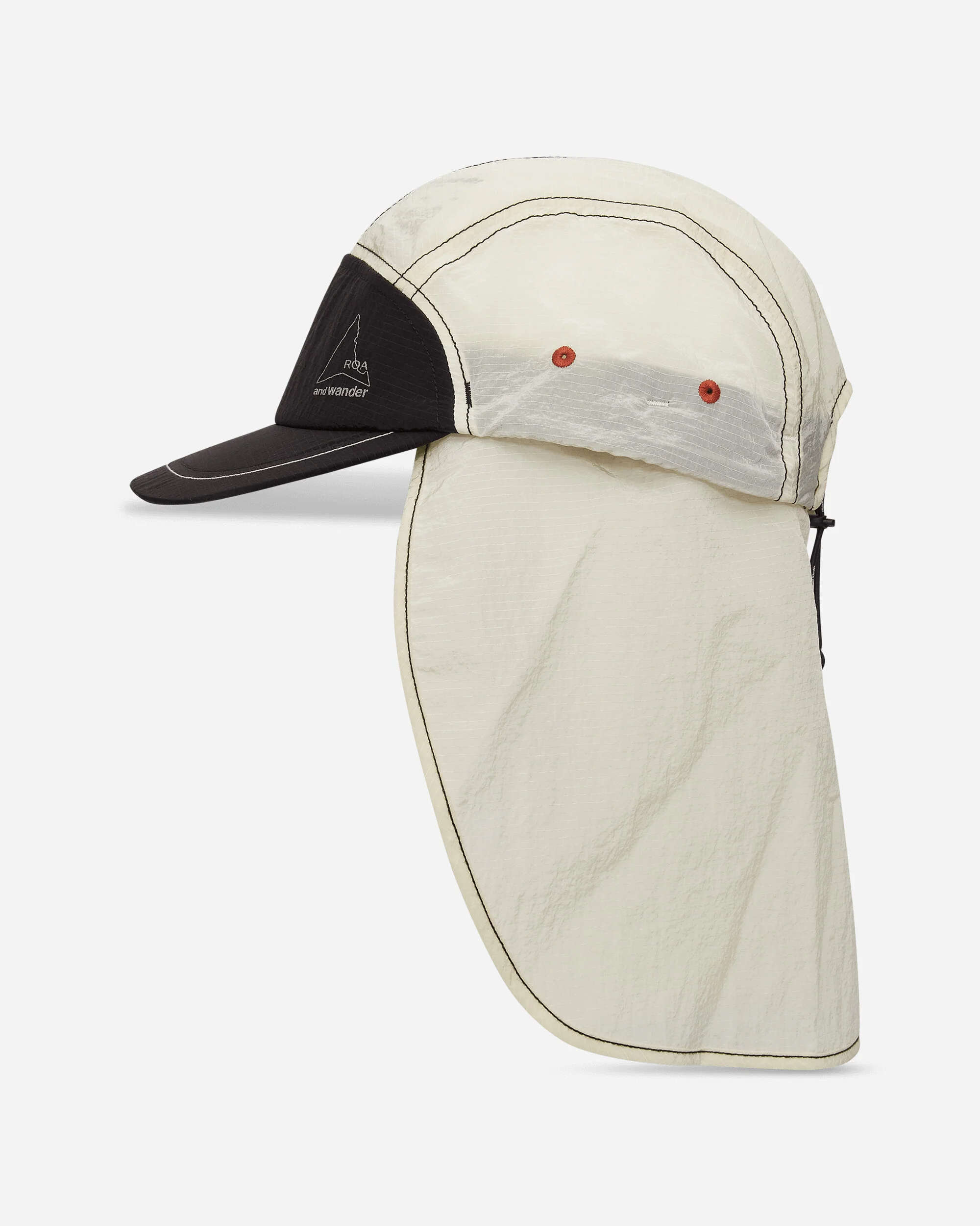and wander Ripstop Wind Cap Off White - Image 4