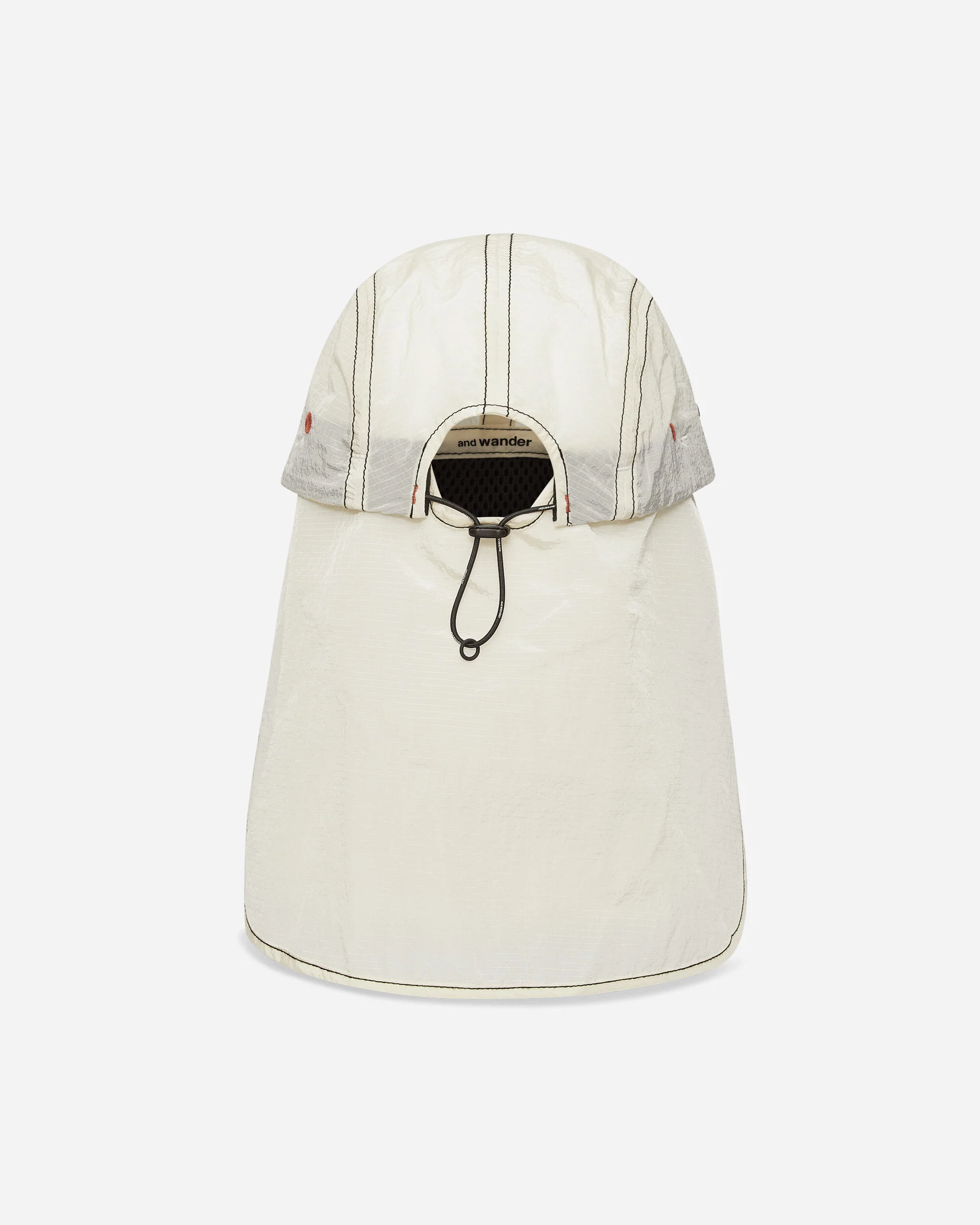 and wander Ripstop Wind Cap Off White - Image 5