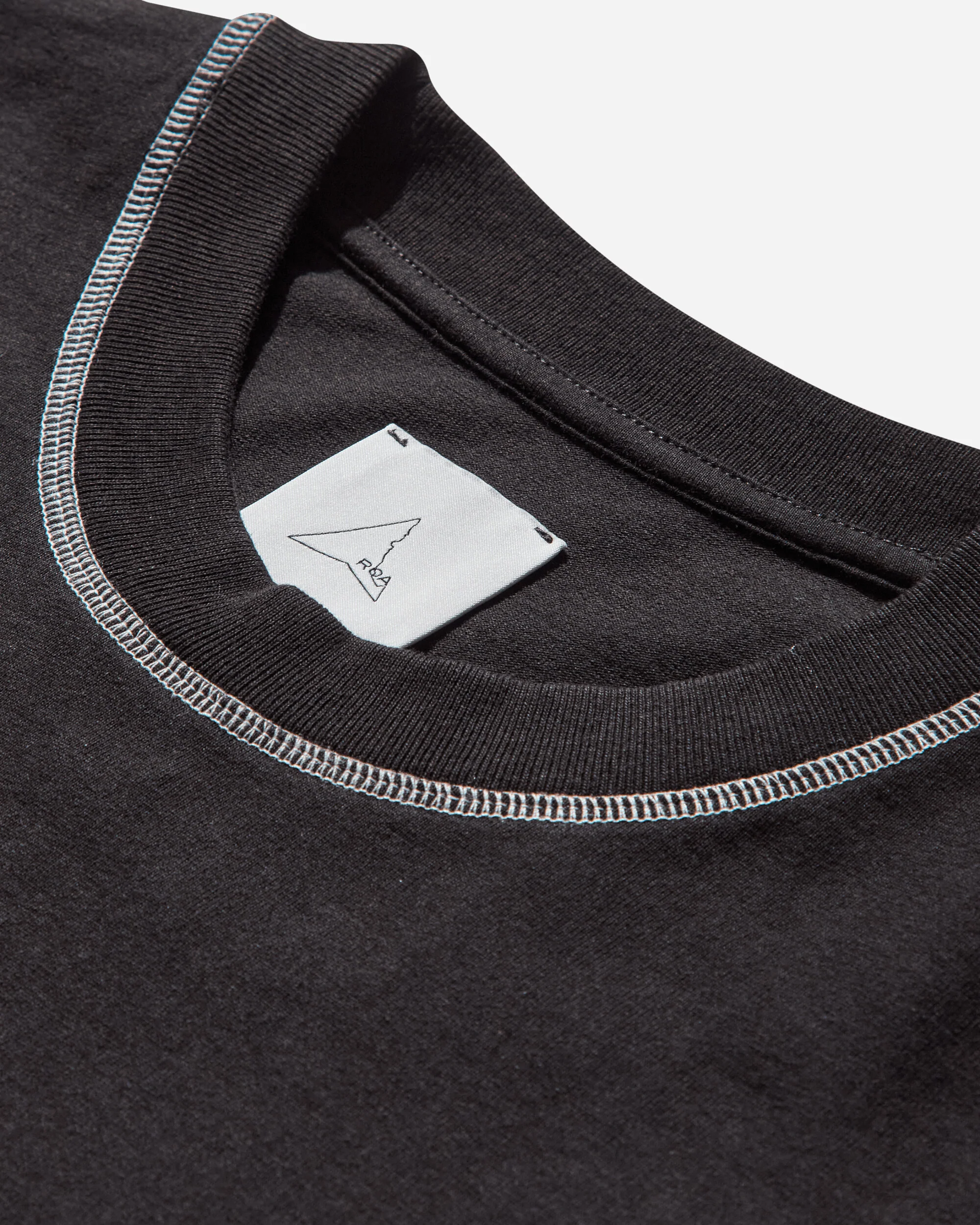 Men's Info Stitch Organic T-Shirt Black - Image 3