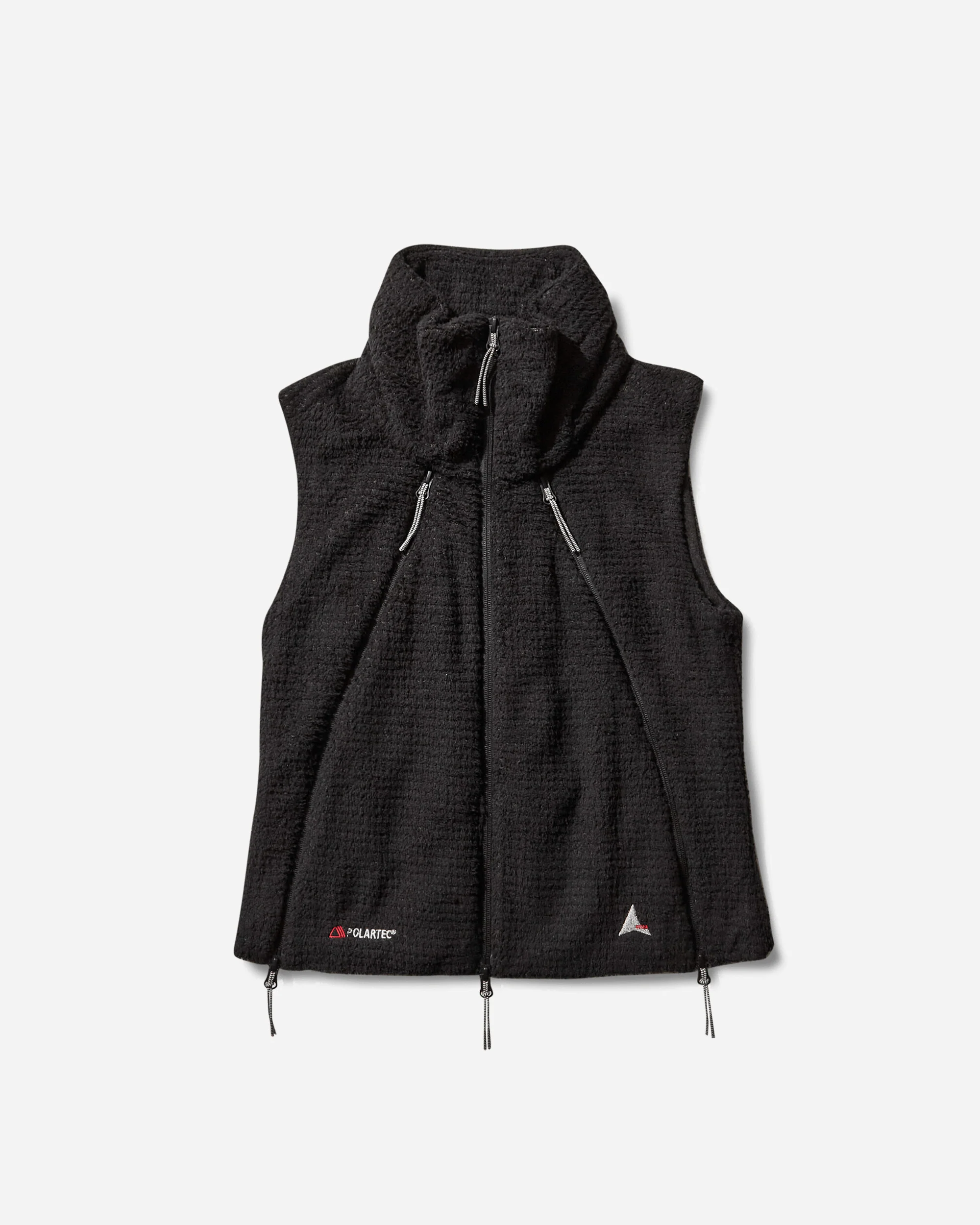 Women's Naike Hooded Polartec High Loft Vest Black