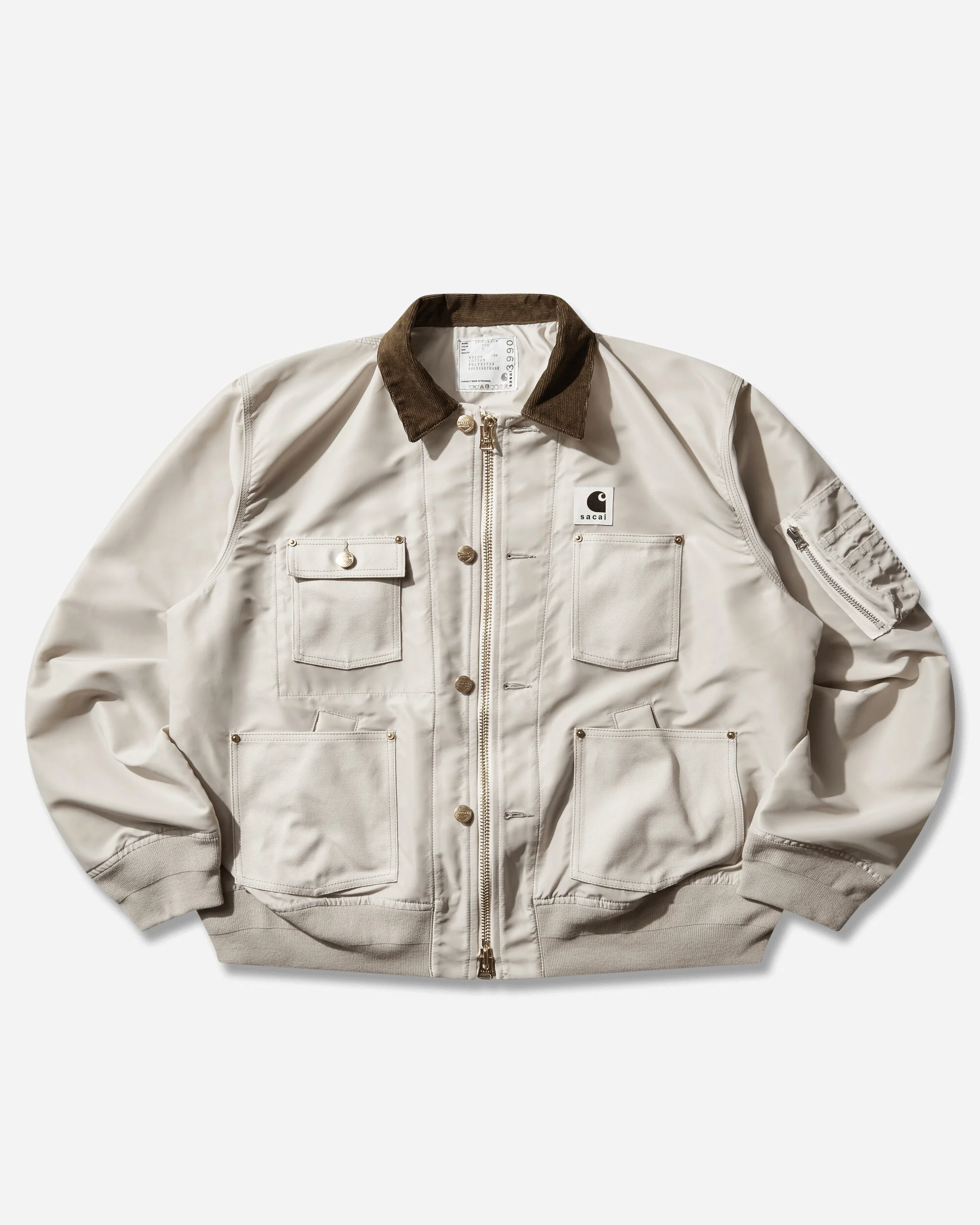 Carhartt WIP Nylon Twill x Duck Blouson Ivory