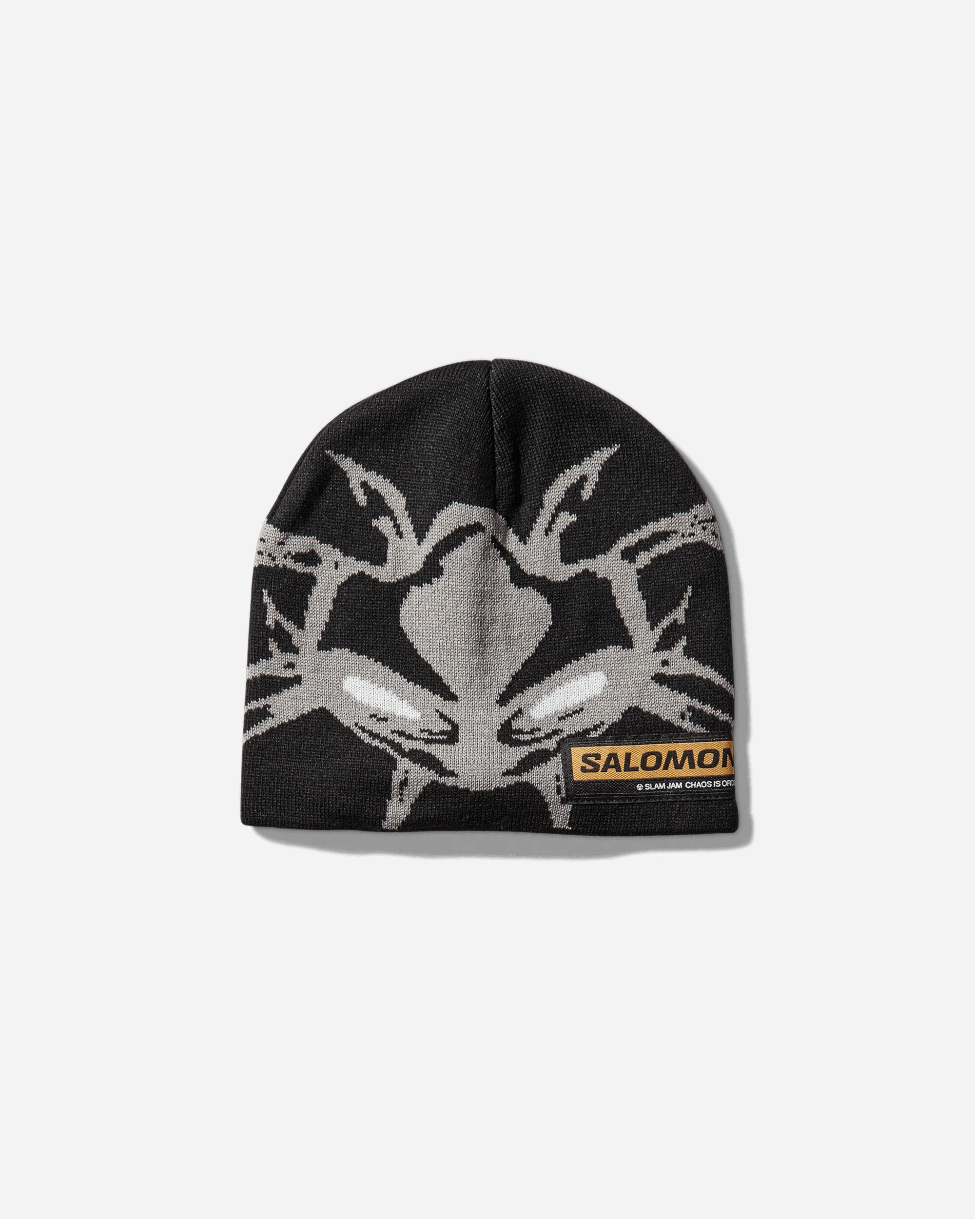 Slam Jam Beanie Deep Black / Castlerock - Image 2
